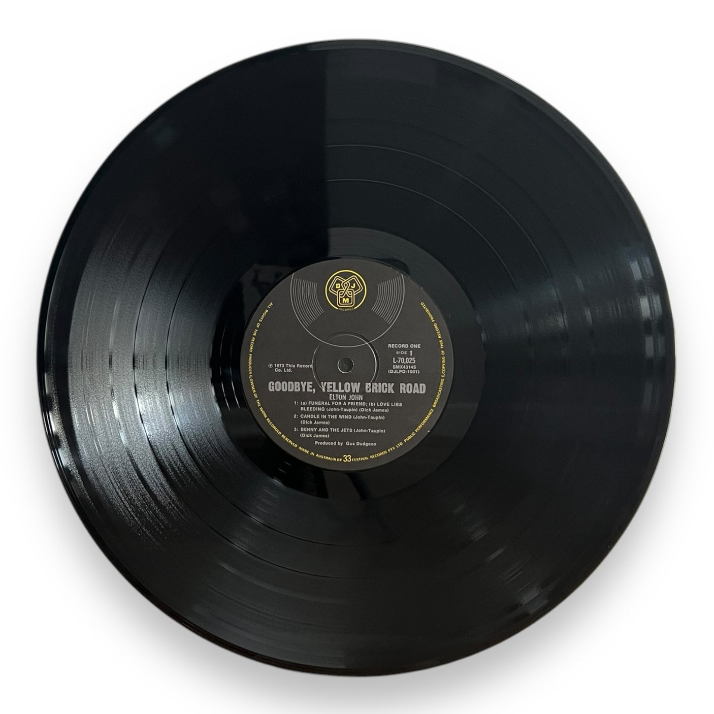 ELTON JOHN - Goodbye Yellow Brick Road - USED VINYL LP - VG+/VG+