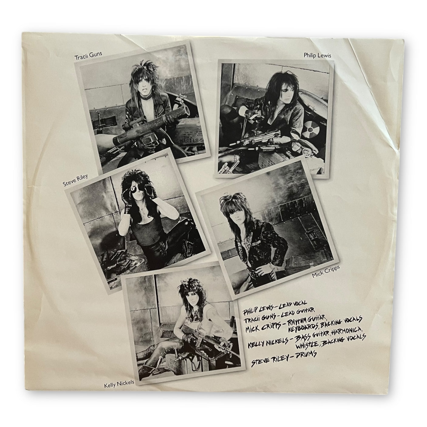 LA GUNS - LA Guns (Self Titled) - USED LP VINYL - VG+/VG+