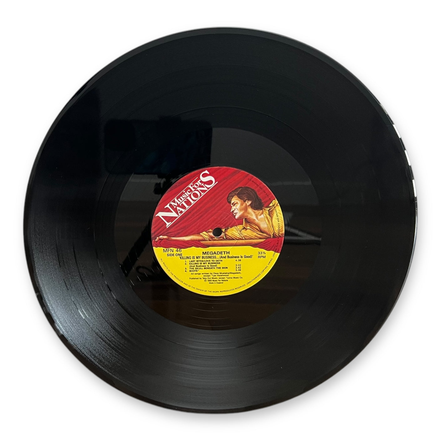 MEGADETH - Killing Is My Business... And Business Is Good - USED LP VINYL - VG+/VG+