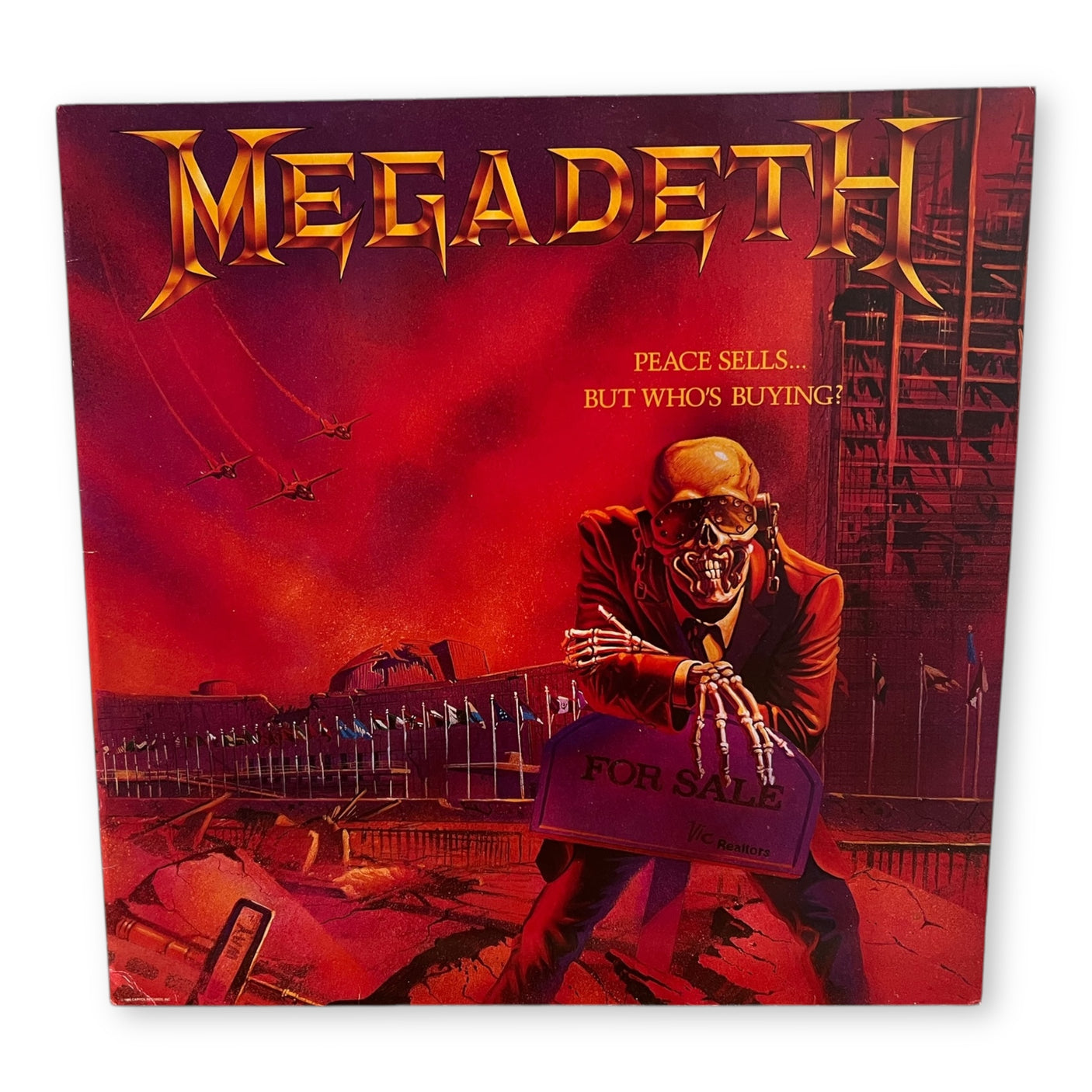 MEGADETH - Peace Sells... But Who's Buying? - USED LP VINYL - VG+/VG+