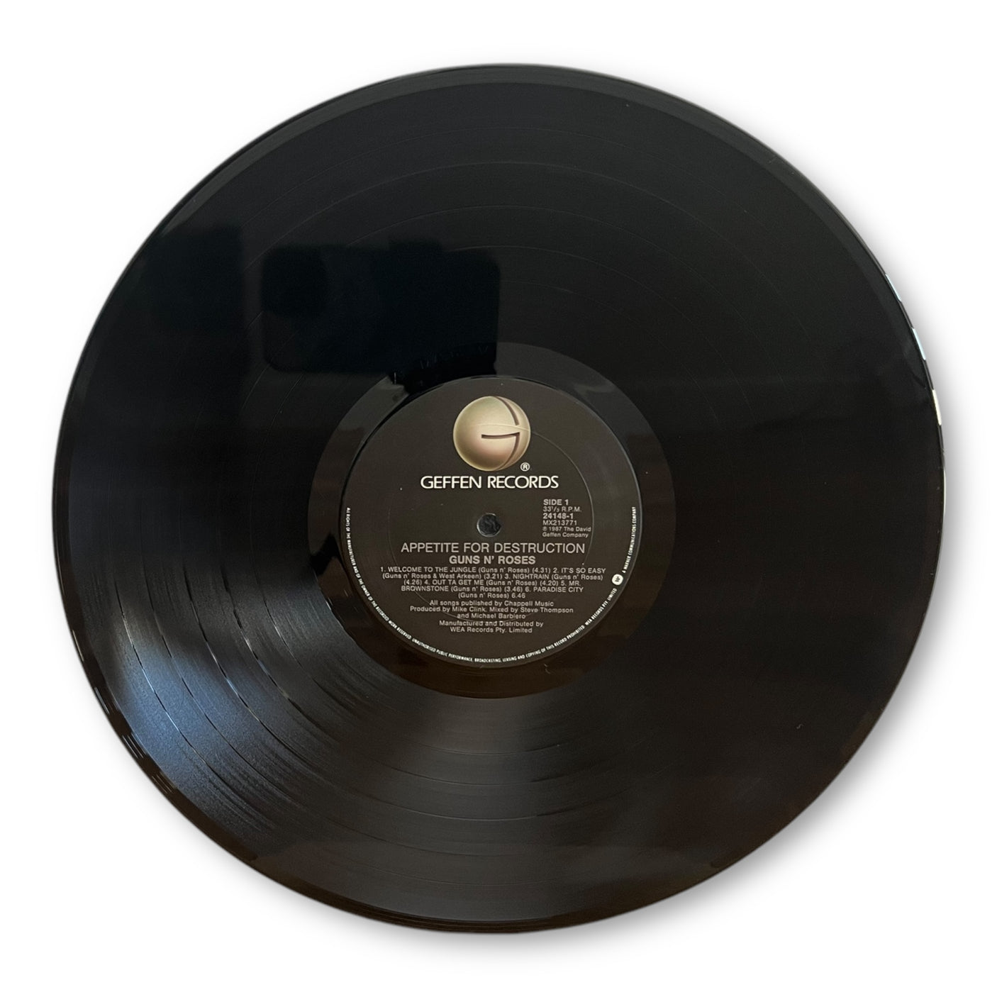 GUNS N ROSES - Appetite For Destruction - USED LP VINYL - VG+/VG+