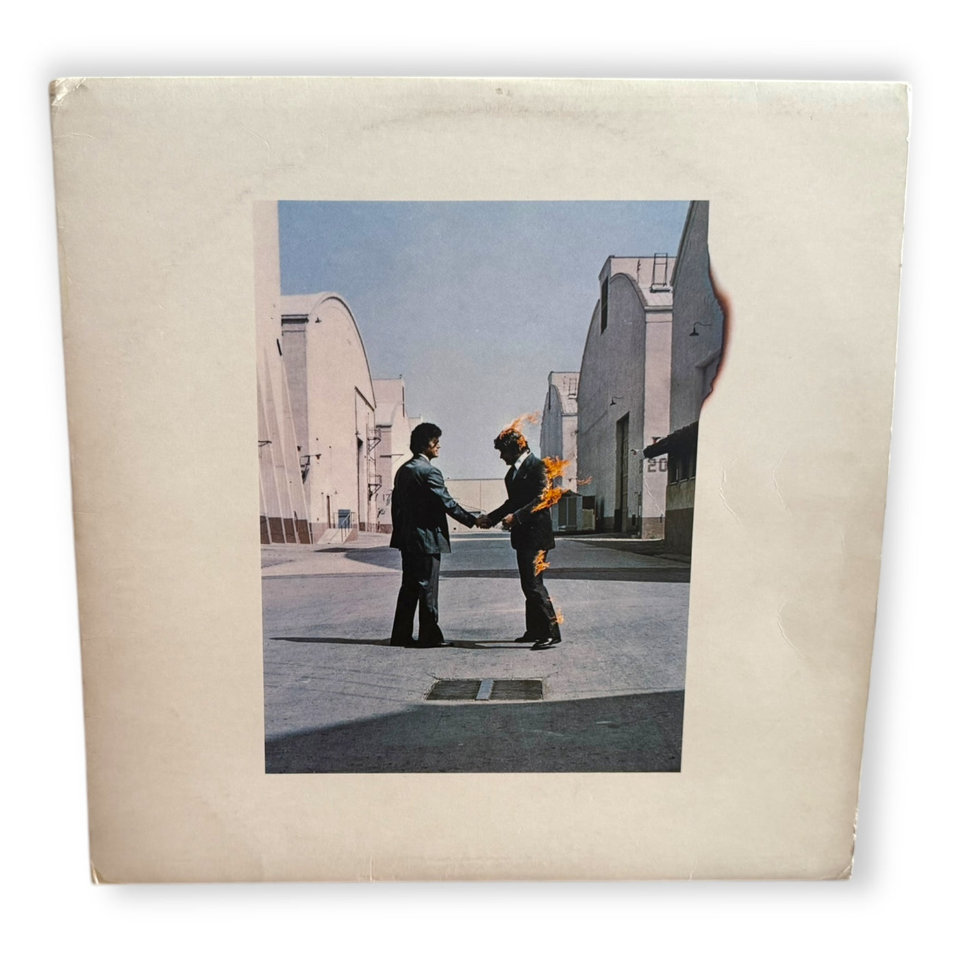 PINK FLOYD - Wish You Were Here - USED LP VINYL - 1975 FIRST PRESS - VG/VG+