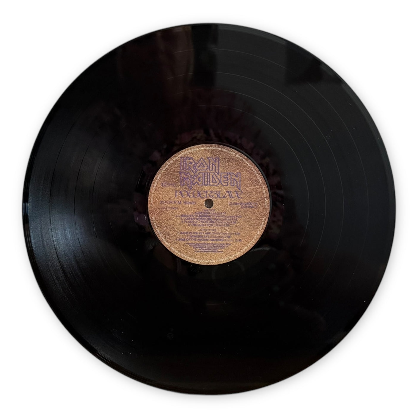 IRON MAIDEN - Powerslave - USED LP VINYL - ORIGINAL 1984 EUROPE PRESS - VG+/VG+