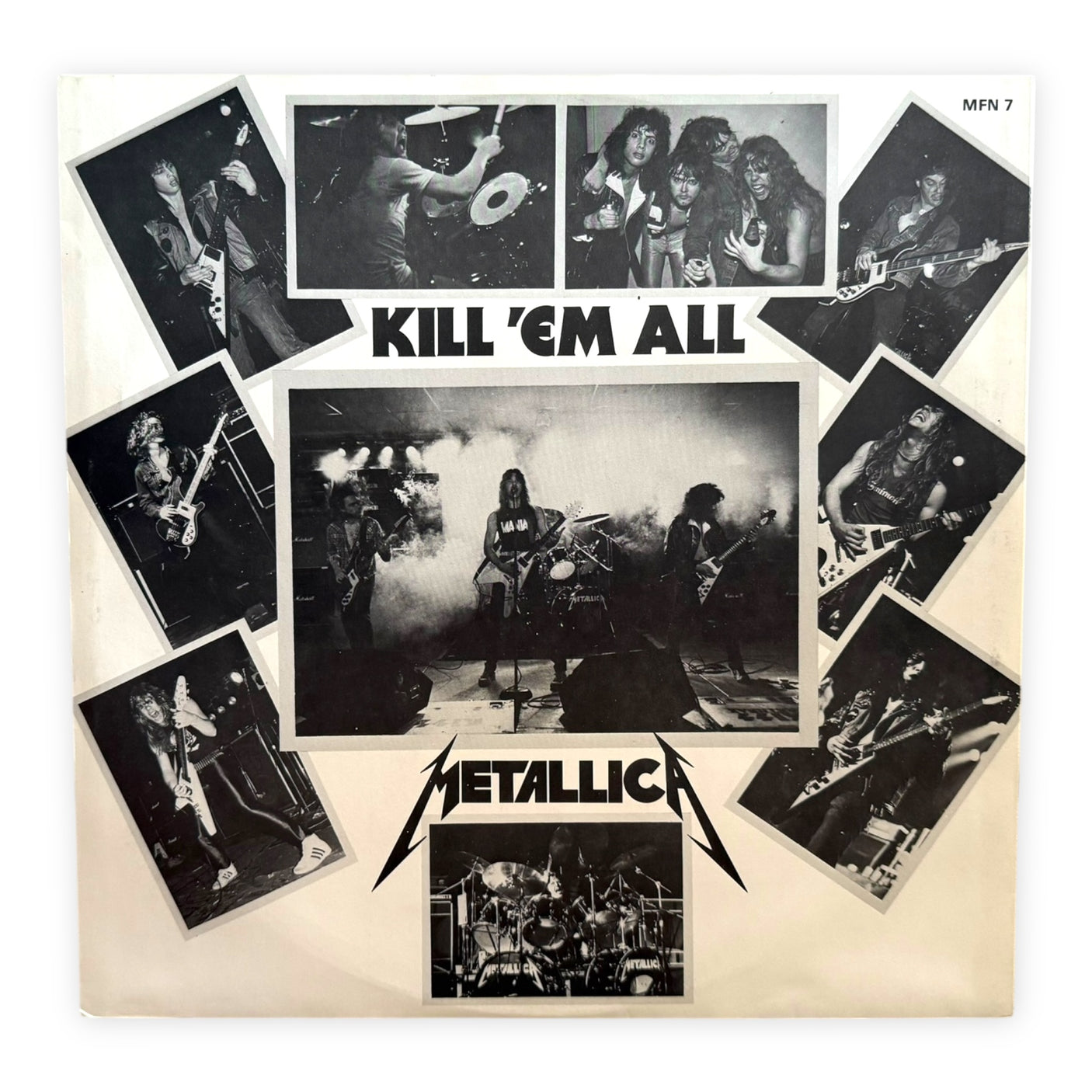METALLICA - Kill 'Em All - USED LP VINYL - ORIGINAL 1983 UK PRESS - VG+/VG+