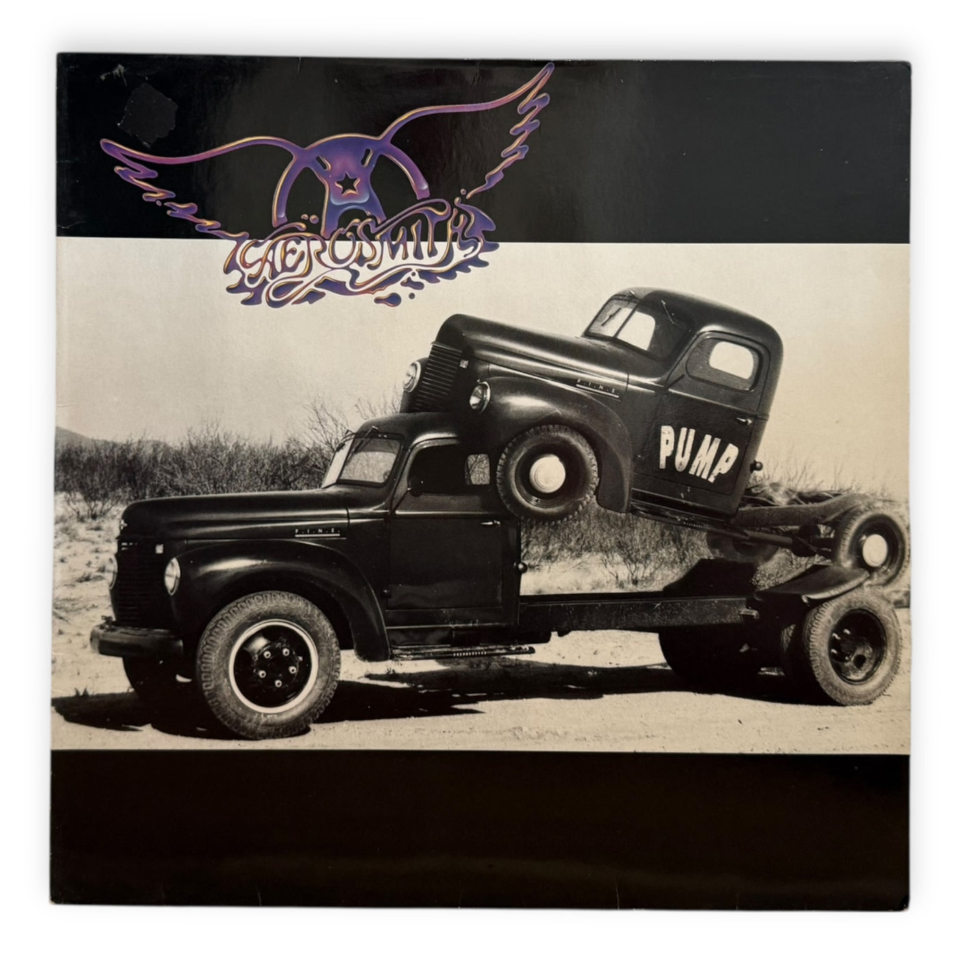 AEROSMITH - Pump - USED LP VINYL - ORIGINAL 1989 UK & EUROPE PRESS - VG+/VG+