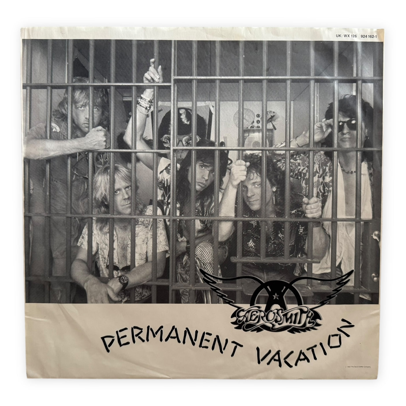 AEROSMITH - Permanent Vacation - USED LP VINYL - ORIGINAL 1987 EUROPE PRESS - VG+/VG+