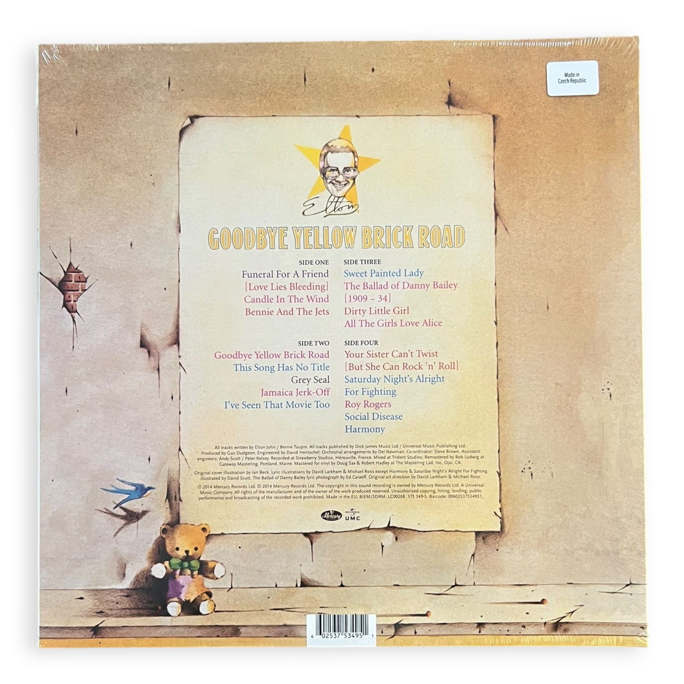 ELTON JOHN - Goodbye Yellow Brick Road - REISSUE - 2 x LP VINYL - BRAND NEW