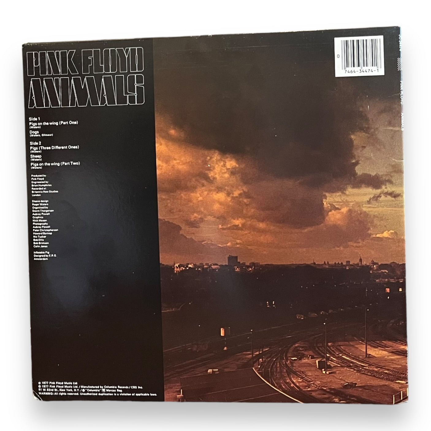 PINK FLOYD - Animals - USED LP VINYL - VG+/NM