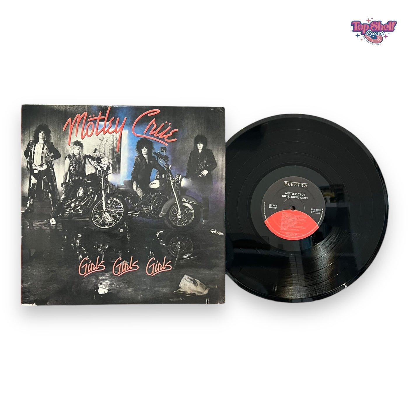 MOTLEY CRUE - Girls, Girls, Girls - USED LP VINYL - VG+/VG+