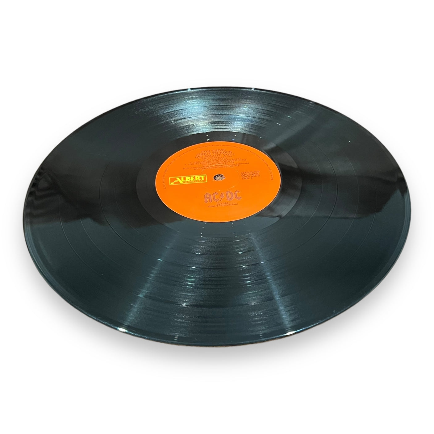 AC/DC - For Those About To Rock (We Salute You) - USED LP VINYL - VG/G+