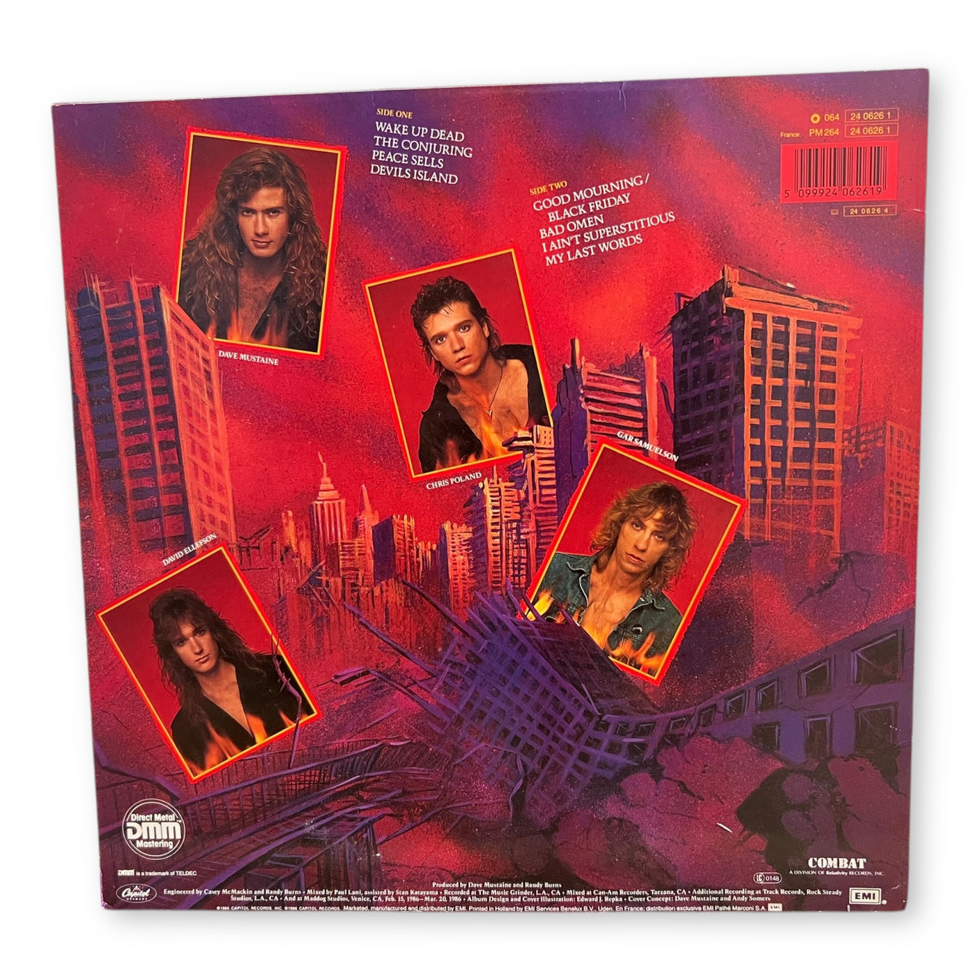 MEGADETH - Peace Sells... But Who's Buying? - USED LP VINYL - VG+/VG+