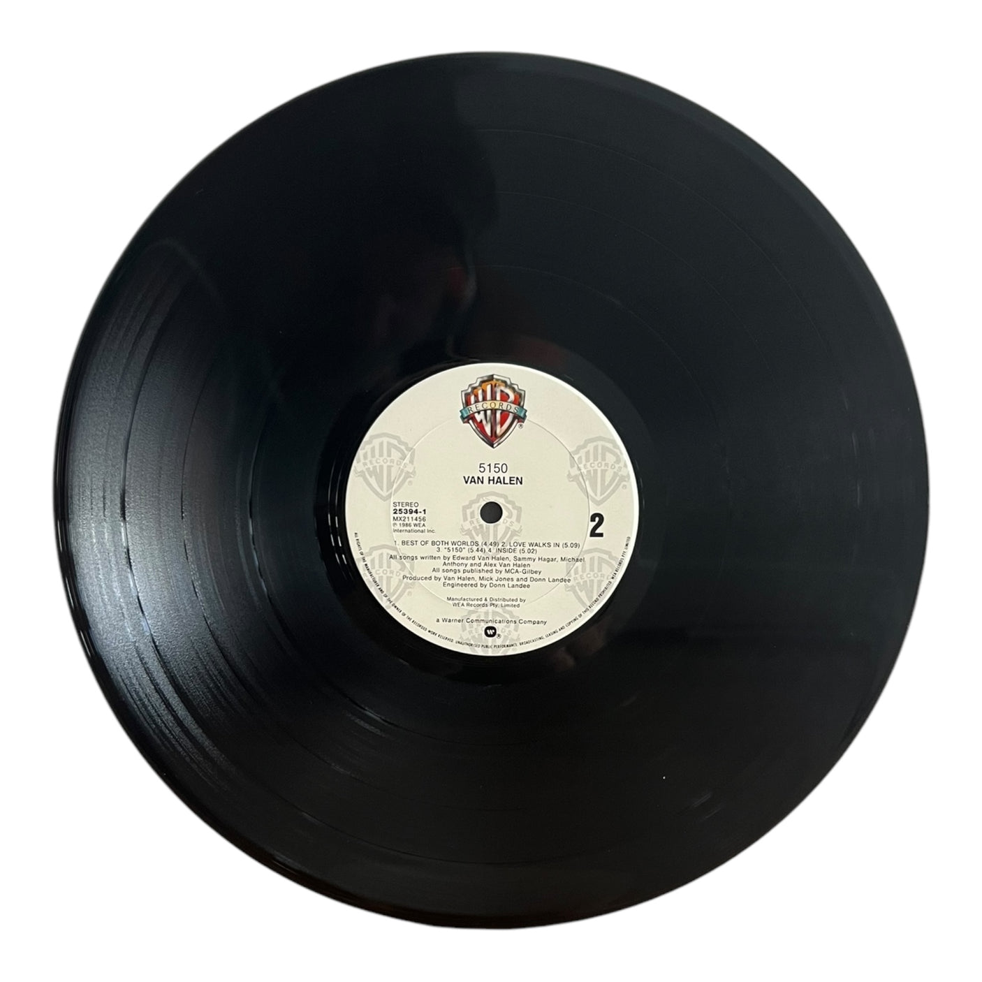 VAN HALEN - 5150 - USED LP VINYL - ORIGINAL 1986 AUSTRALIAN PRESS - VG+/VG+