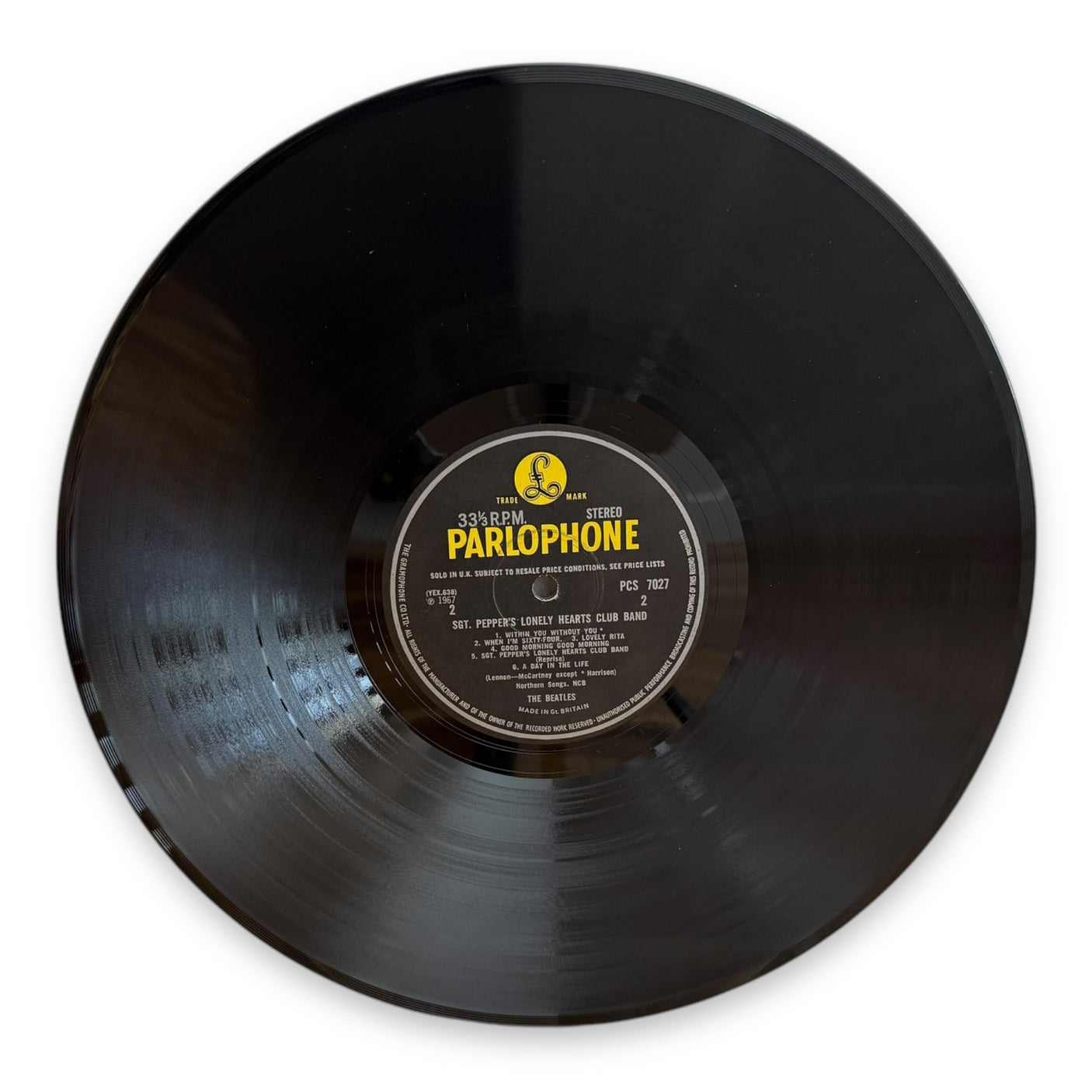 THE BEATLES - Sgt. Pepper's Lonely Hearts Club Band - USED LP VINYL - ORIGINAL 1967 UK PRESS - VG/VG