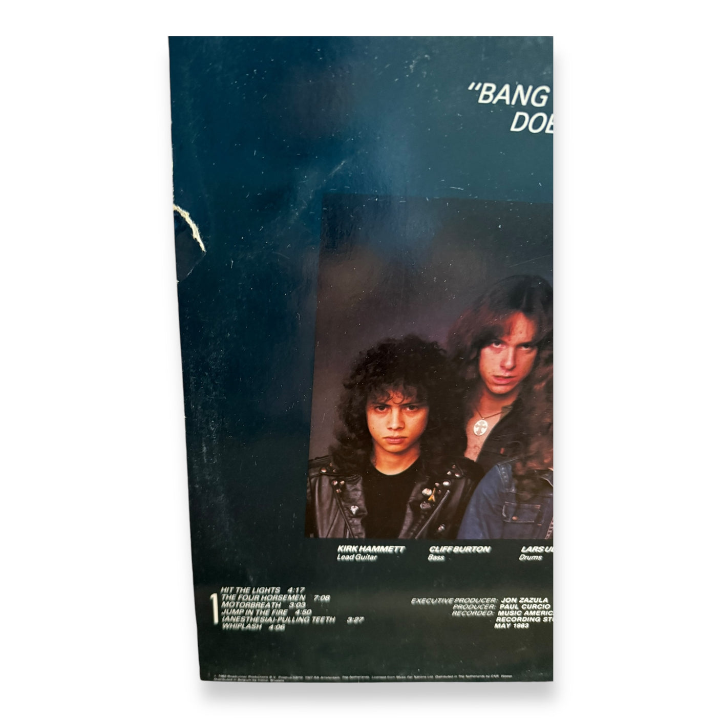 METALLICA - Kill 'Em All - USED LP VINYL - 1983 EUROPE FIRST YEAR PRESS - VG+/VG+