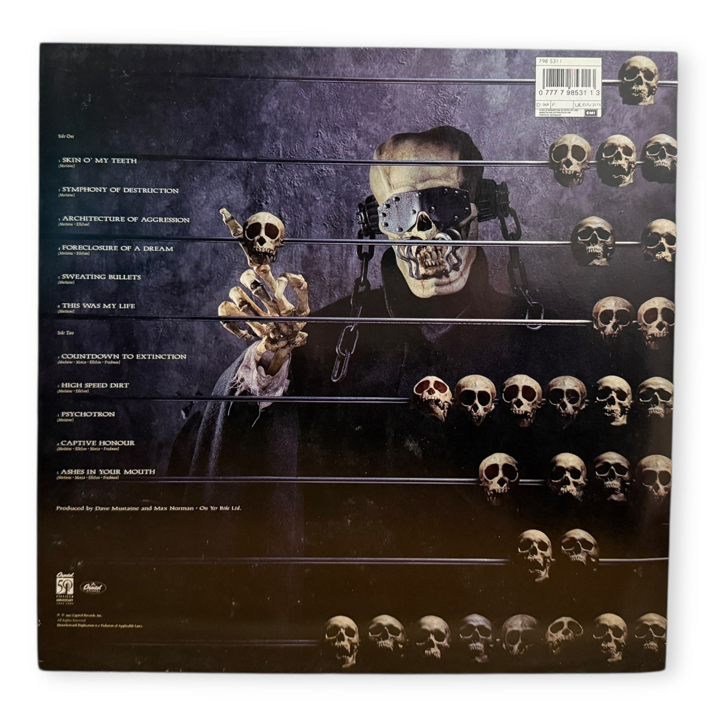 MEGADETH - Countdown To Extinction - USED LP VINYL - ORIGINAL 1992 UK & EUROPE PRESS - VG/VG+