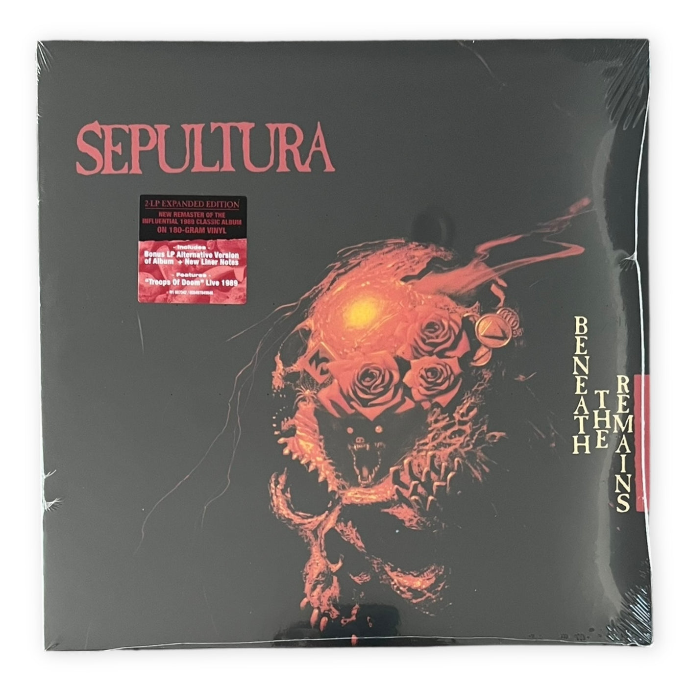 SEPULTURA – Beneath The Remains (Reissue, Remastered) | Brand New LP Vinyl Album