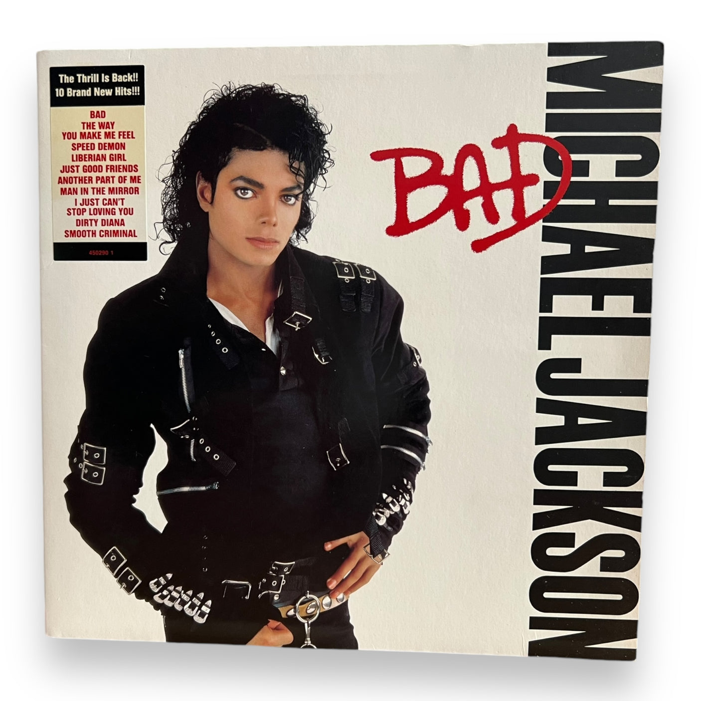 MICHAEL JACKSON - Bad - USED LP VINYL - VG+/VG+