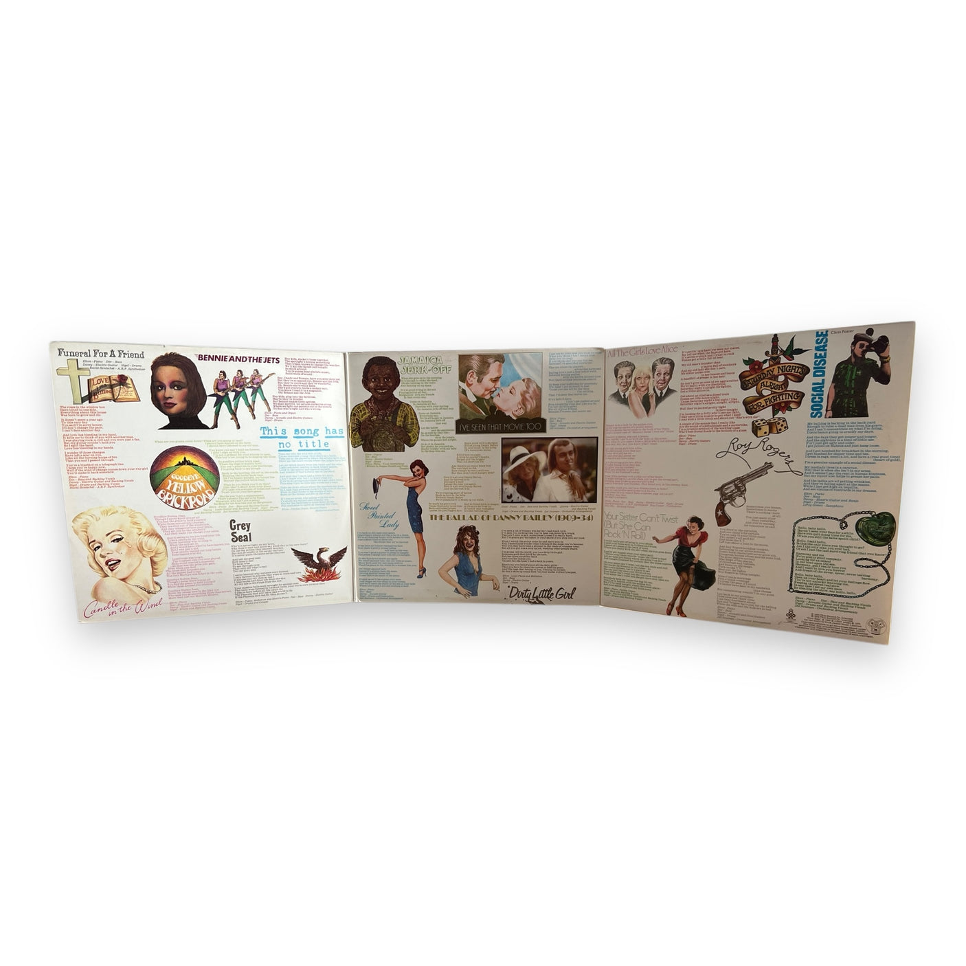 ELTON JOHN - Goodbye Yellow Brick Road - USED VINYL LP - VG+/VG+