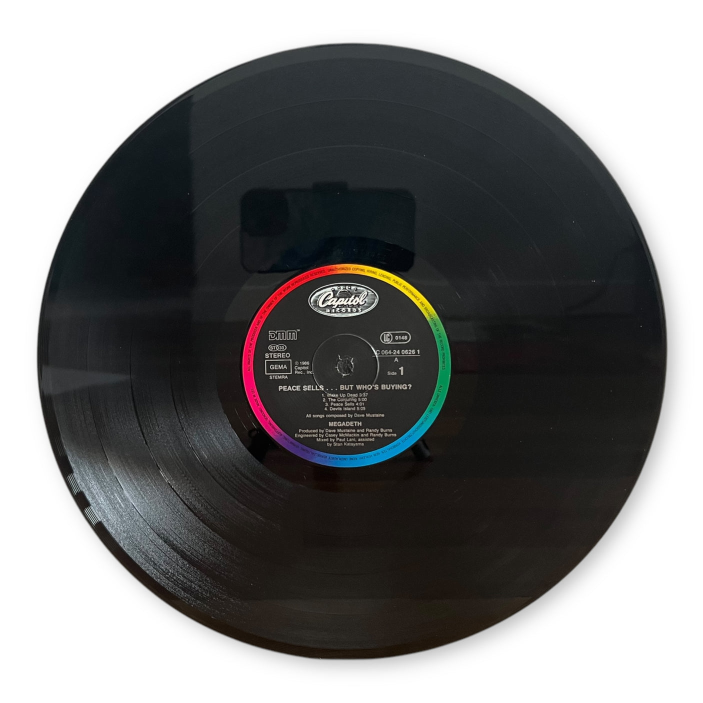 MEGADETH - Peace Sells... But Who's Buying? - USED LP VINYL - VG+/VG+