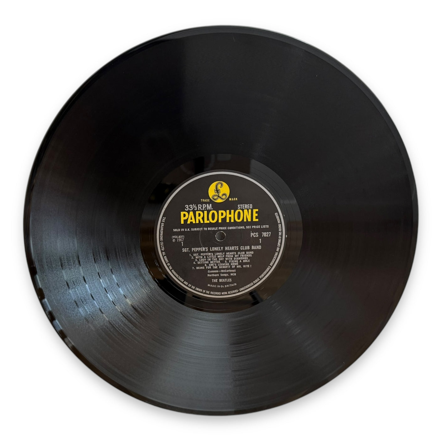 THE BEATLES - Sgt. Pepper's Lonely Hearts Club Band - USED LP VINYL - ORIGINAL 1967 UK PRESS - VG/VG