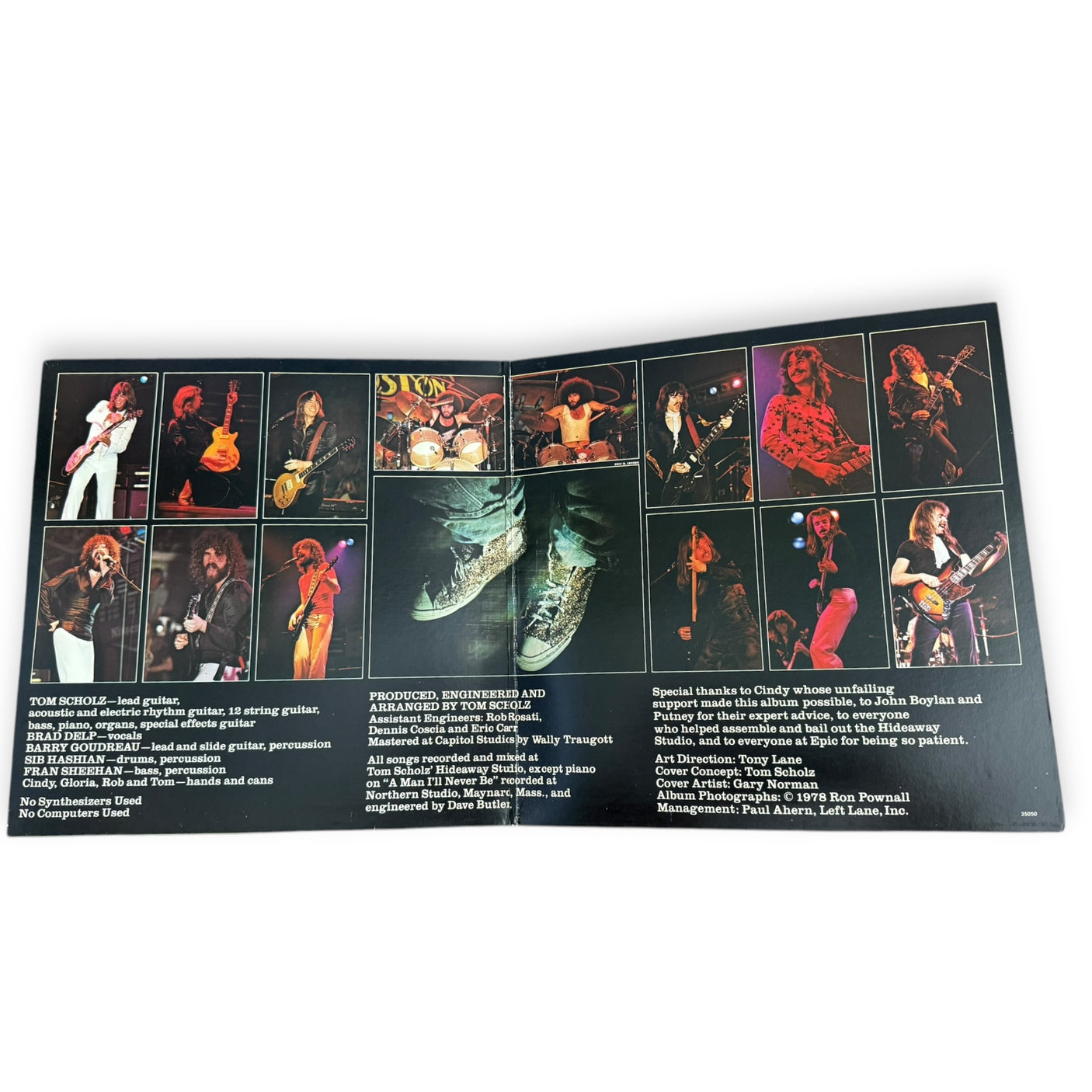 BOSTON - Don't Look Back - USED LP VINYL - ORIGINAL 1978 USA PRESS - VG+/VG+