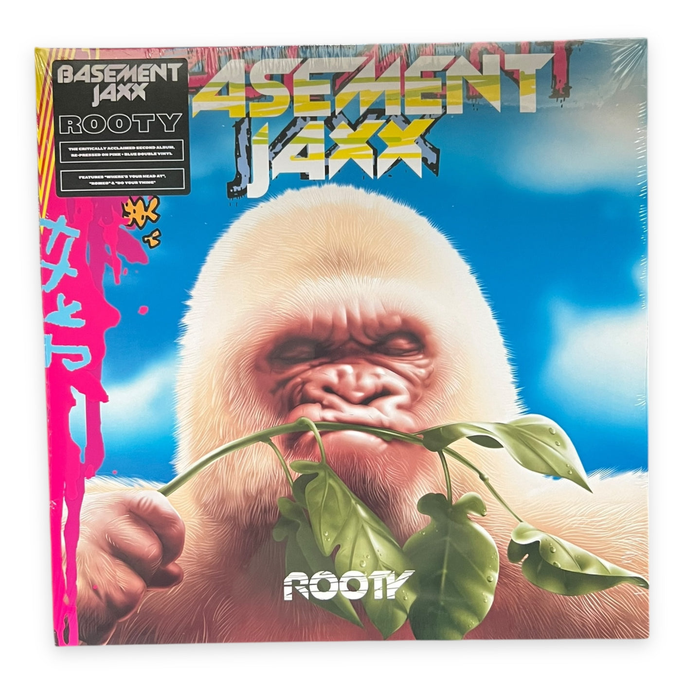 BASEMENT JAXX - Rooty - LP VINYL - PINK & BLUE VINYL - REISSUE - BRAND NEW
