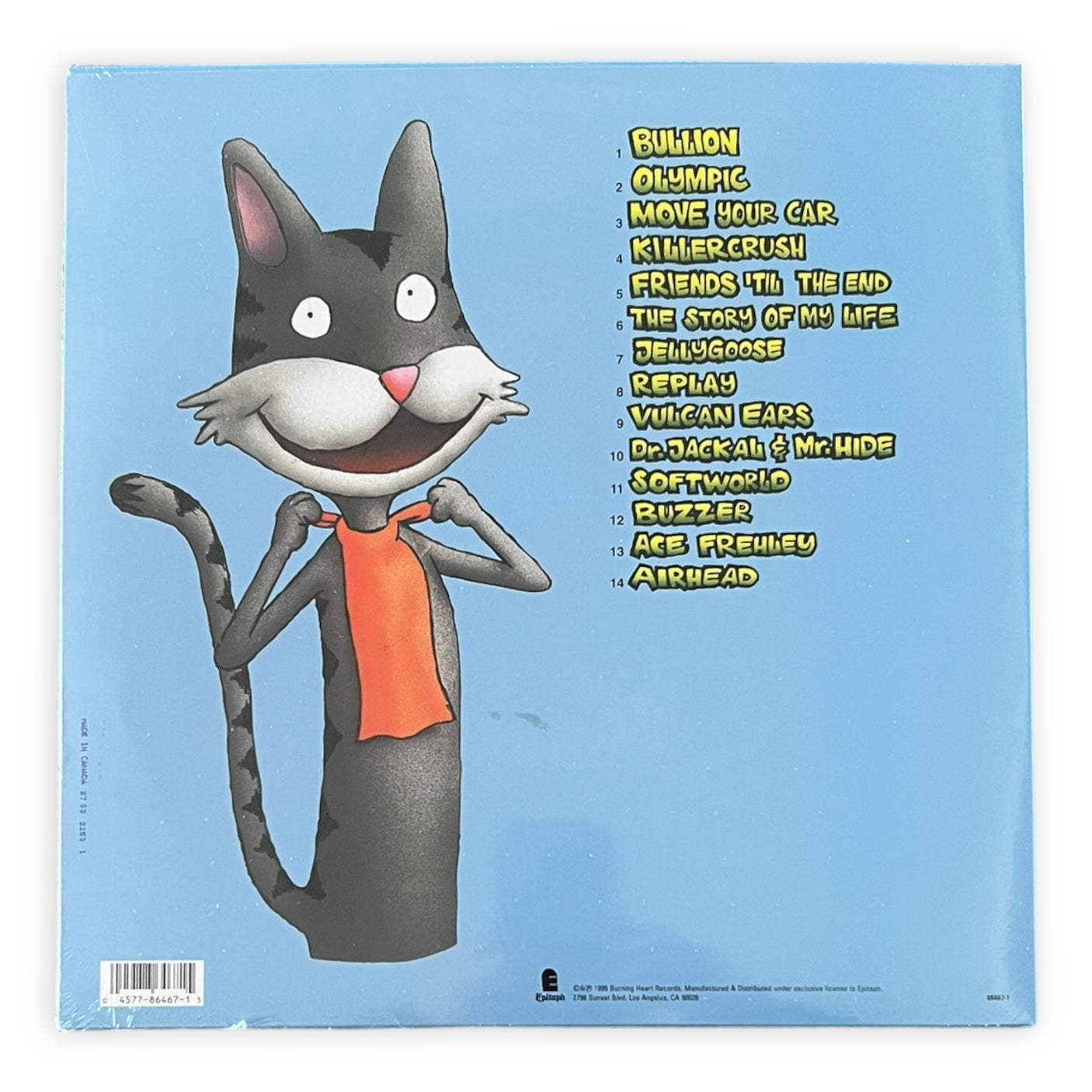 MILLENCOLIN - Life On A Plate - LP VINYL - REISSUE - BRAND NEW