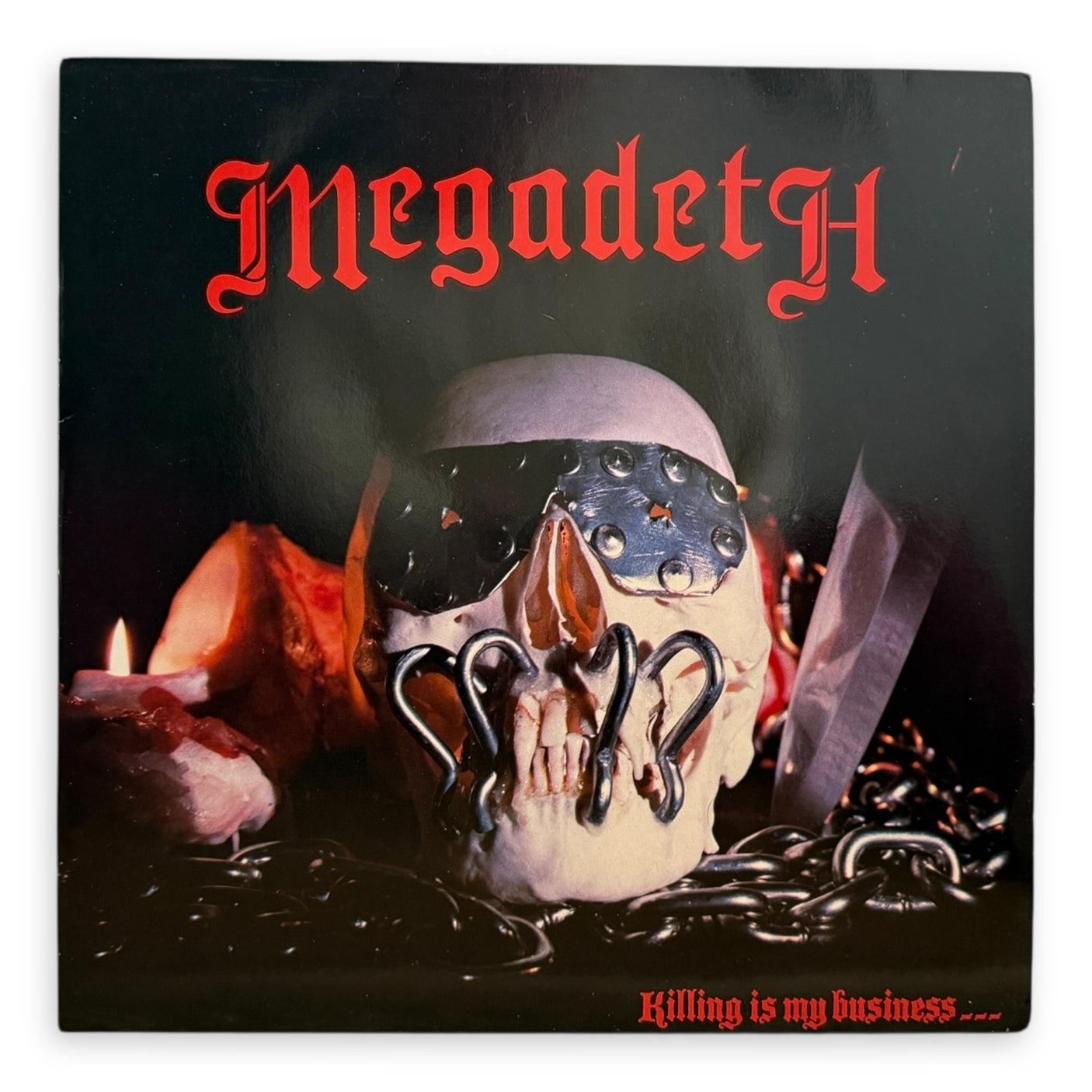 MEGADETH - Killing Is My Business... And Business Is Good - USED LP VINYL - ORIGINAL 1985 EUROPE PRESS - VG+/VG+
