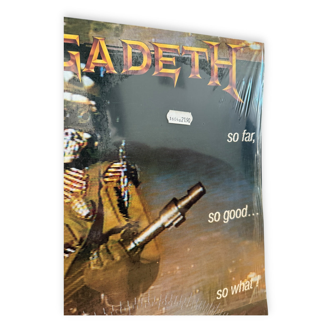 MEGADETH - So Far, So Good… So What! - USED LP VINYL - ORIGINAL 1988 EUROPE PRESS - VG+/VG+