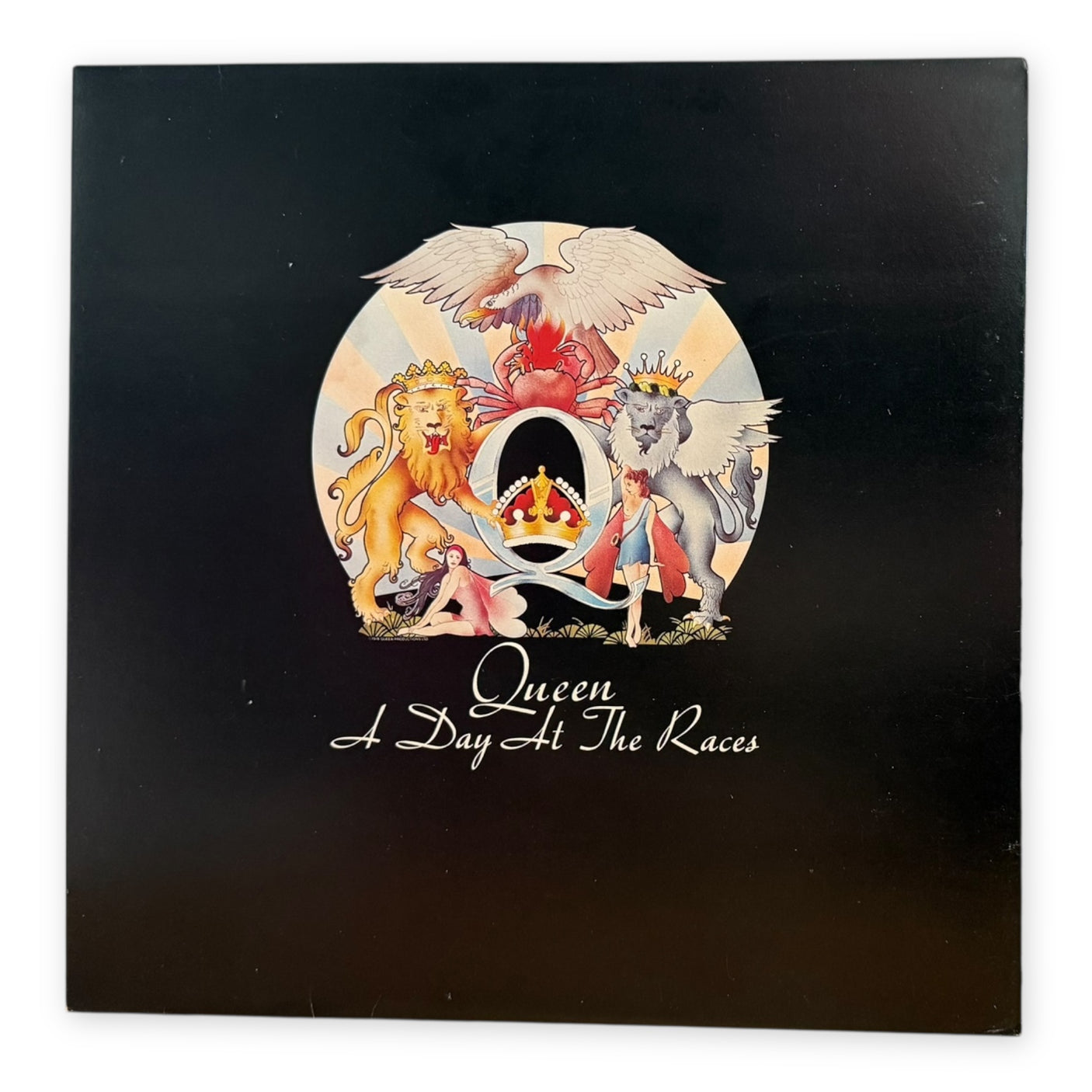 QUEEN - A Day At The Races - USED LP VINYL - ORIGINAL 1976 UK PRESS - VG+/VG+