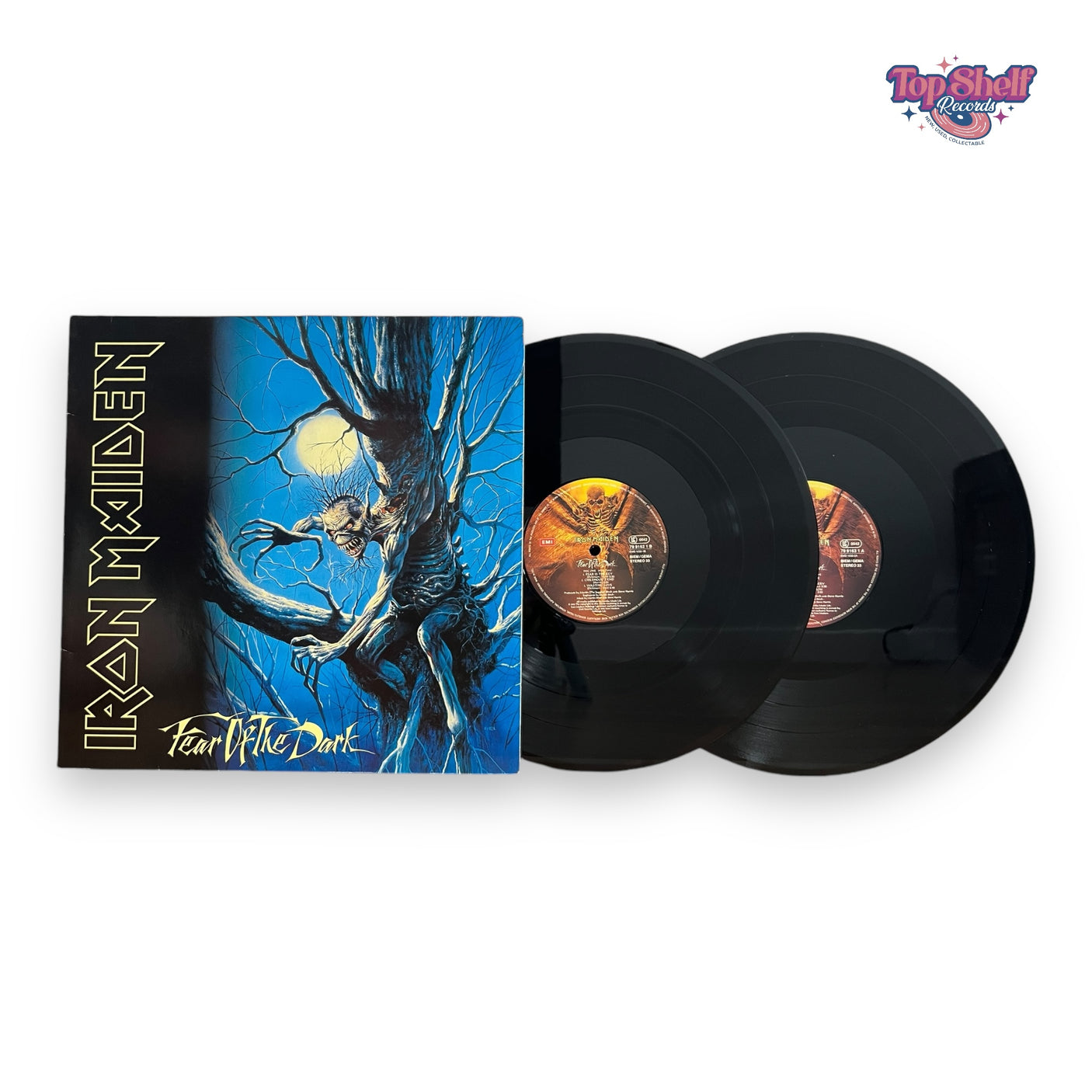 IRON MAIDEN - Fear Of The Dark - USED LP VINYL - VG+/VG+