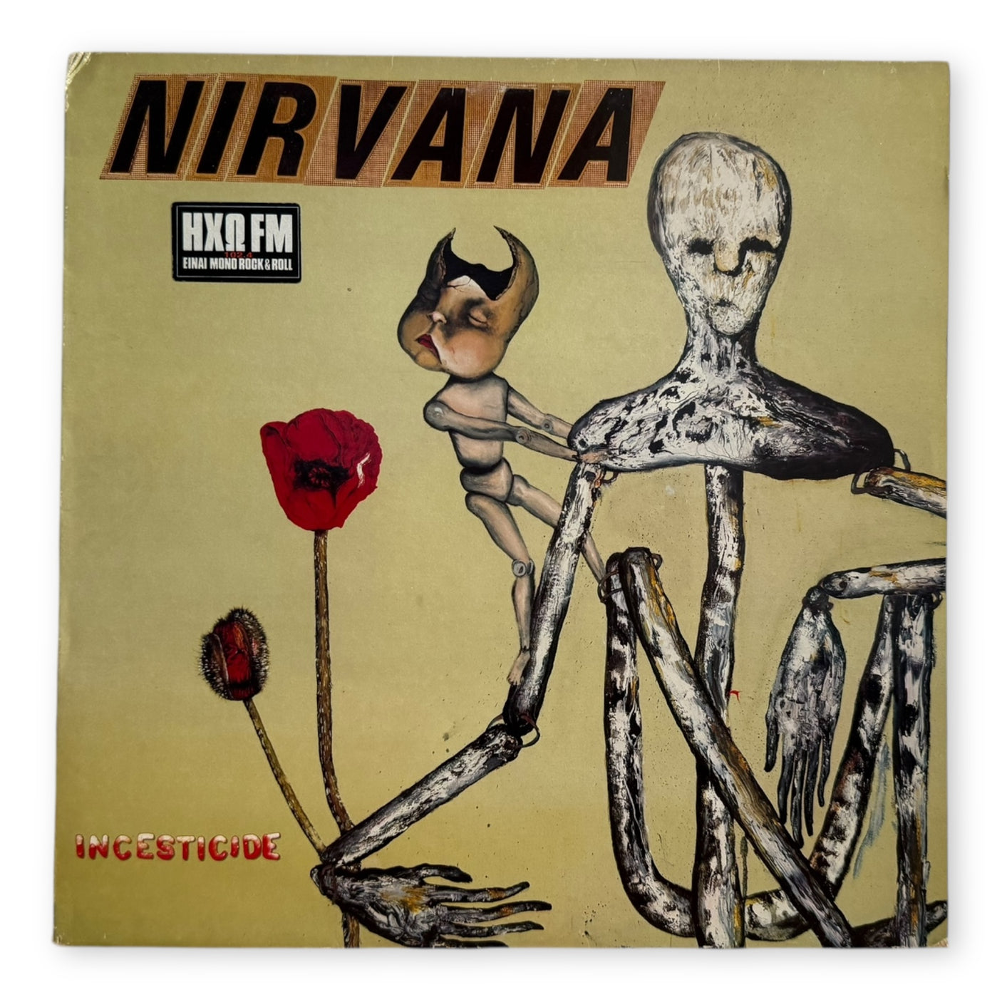 NIRVANA - Incesticide - USED LP VINYL - ORIGINAL 1992 EUROPE PRESS - VG+/VG+