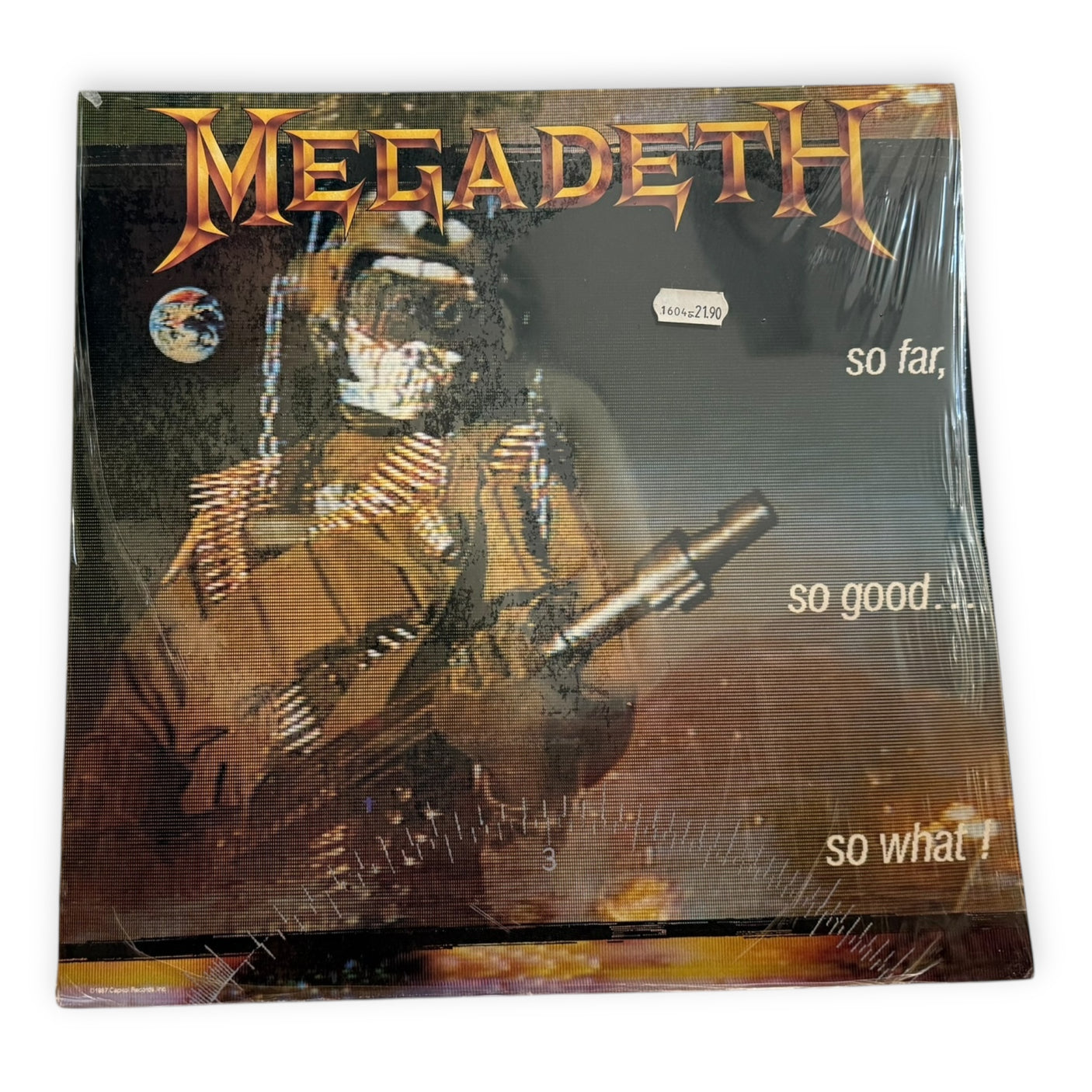MEGADETH - So Far, So Good… So What! - USED LP VINYL - ORIGINAL 1988 EUROPE PRESS - VG+/VG+
