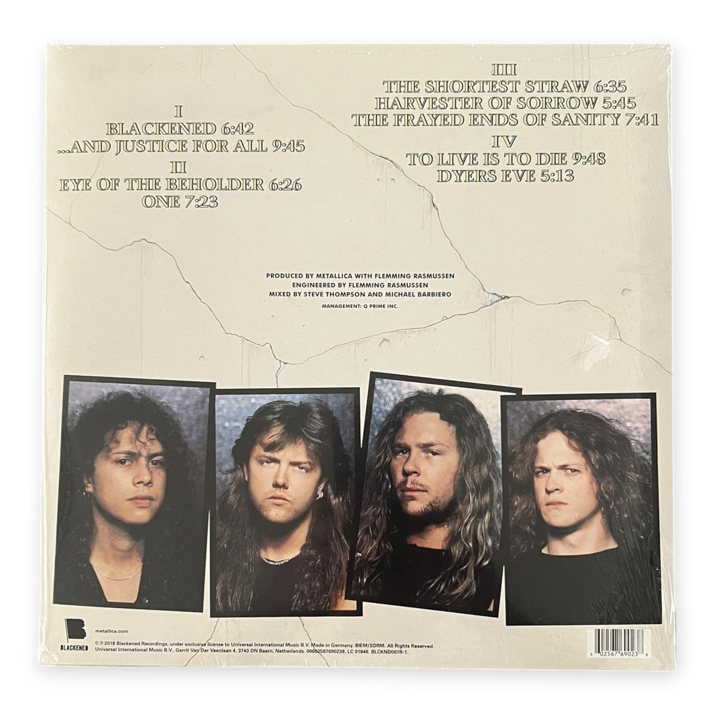 METALLICA - ...And Justice For All - (Remastered 180gm) | Brand New LP Vinyl Album