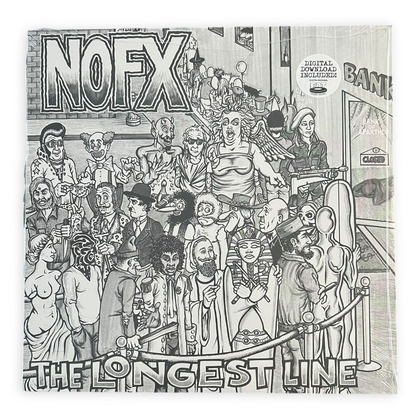 NOFX - The Longest Line - 45RPM EP - REISSUE - LP VINYL - BRAND NEW