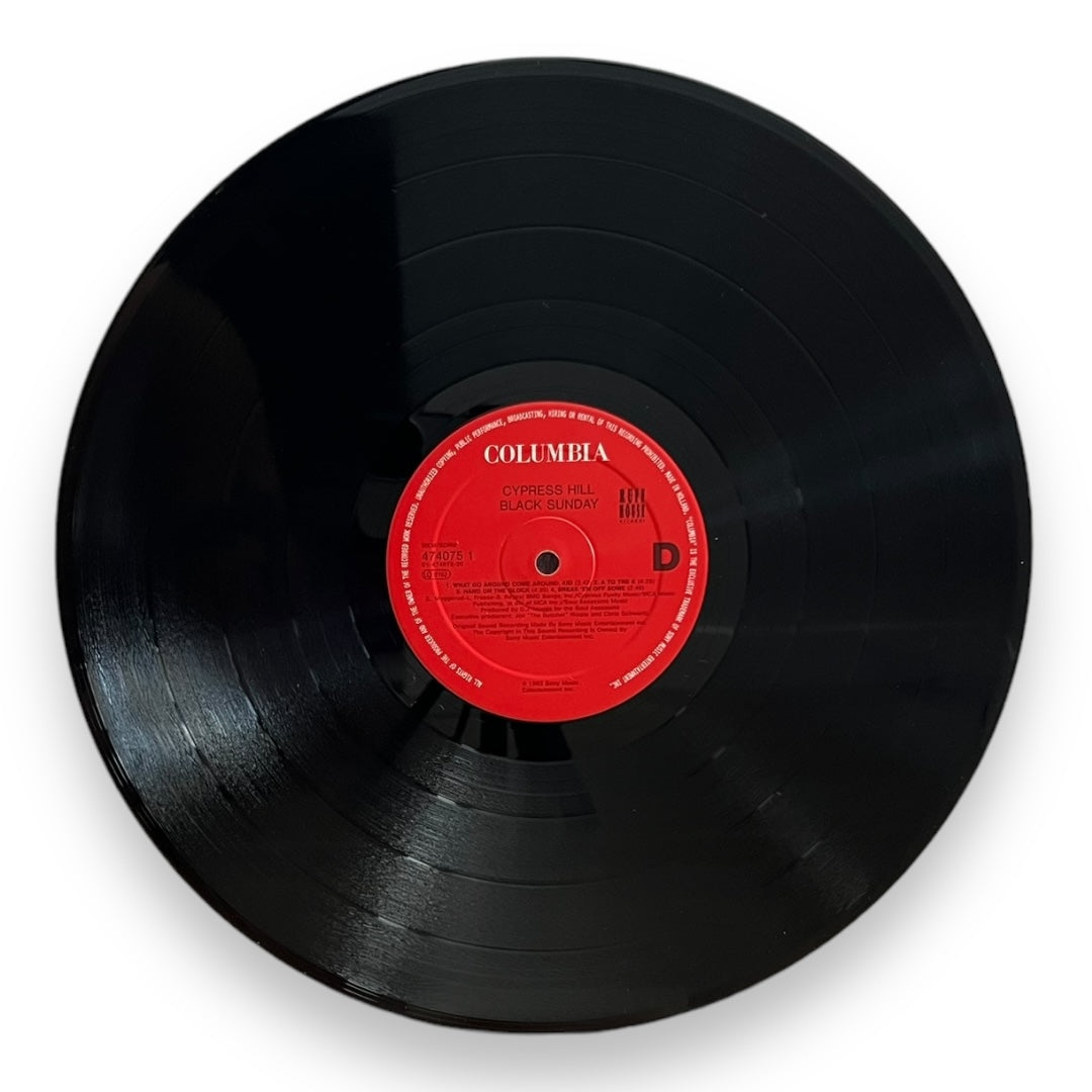 CYPRESS HILL - Black Sunday - USED LP VINYL - VG+/VG+