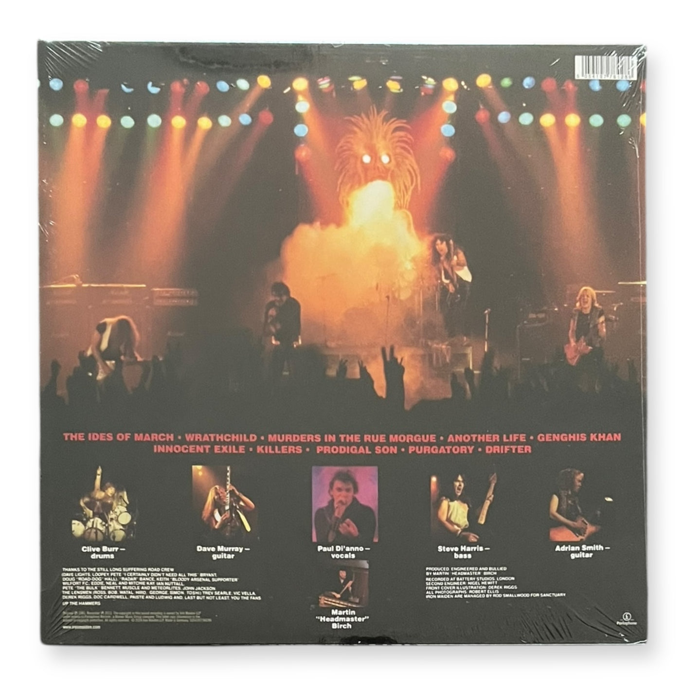 IRON MAIDEN - Killers - LP VINYL - REMASTERED - BRAND NEW