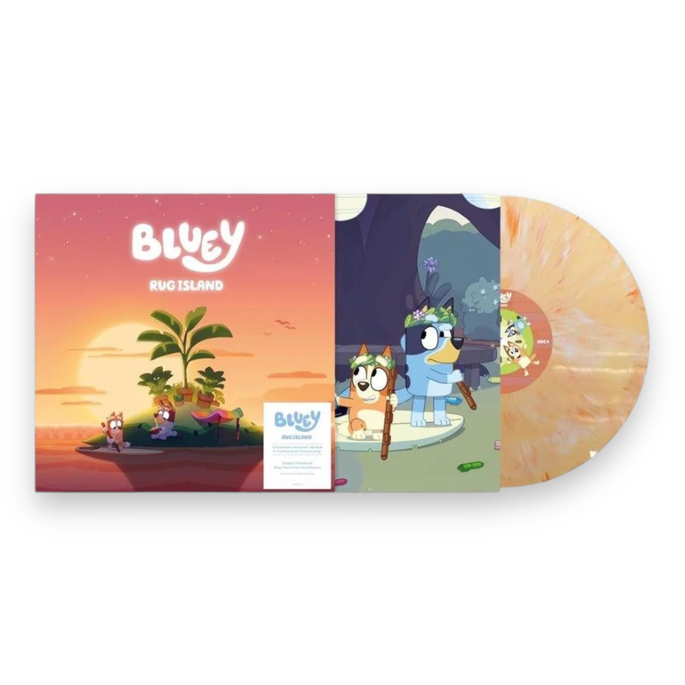BLUEY - Rug Island - LP VINYL - SUNSET ORANGE VINYL - BRAND NEW