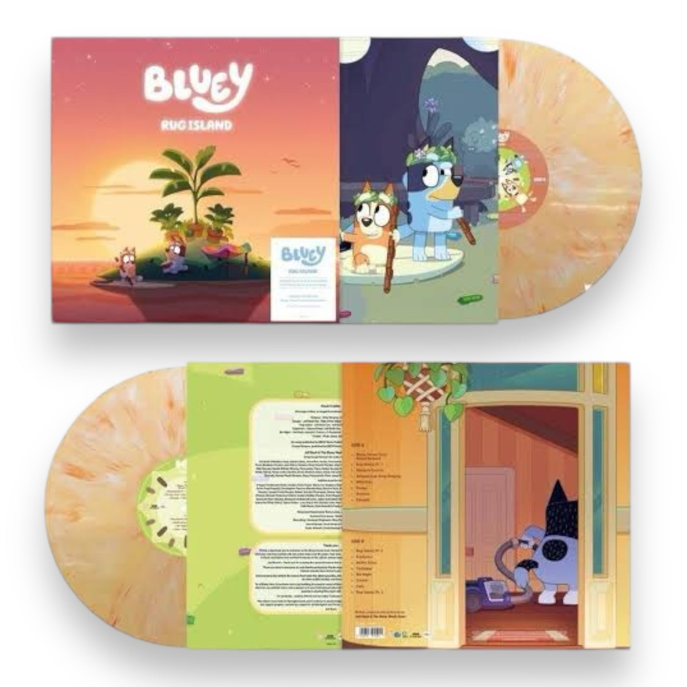 BLUEY - Rug Island - LP VINYL - SUNSET ORANGE VINYL - BRAND NEW
