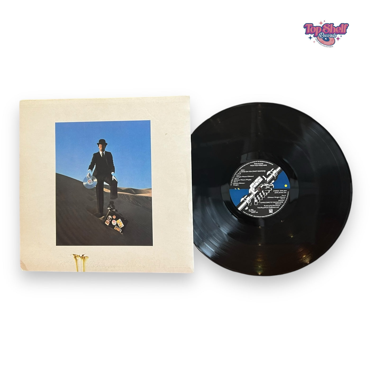 PINK FLOYD - Wish You Were Here - USED LP VINYL - VG/VG+