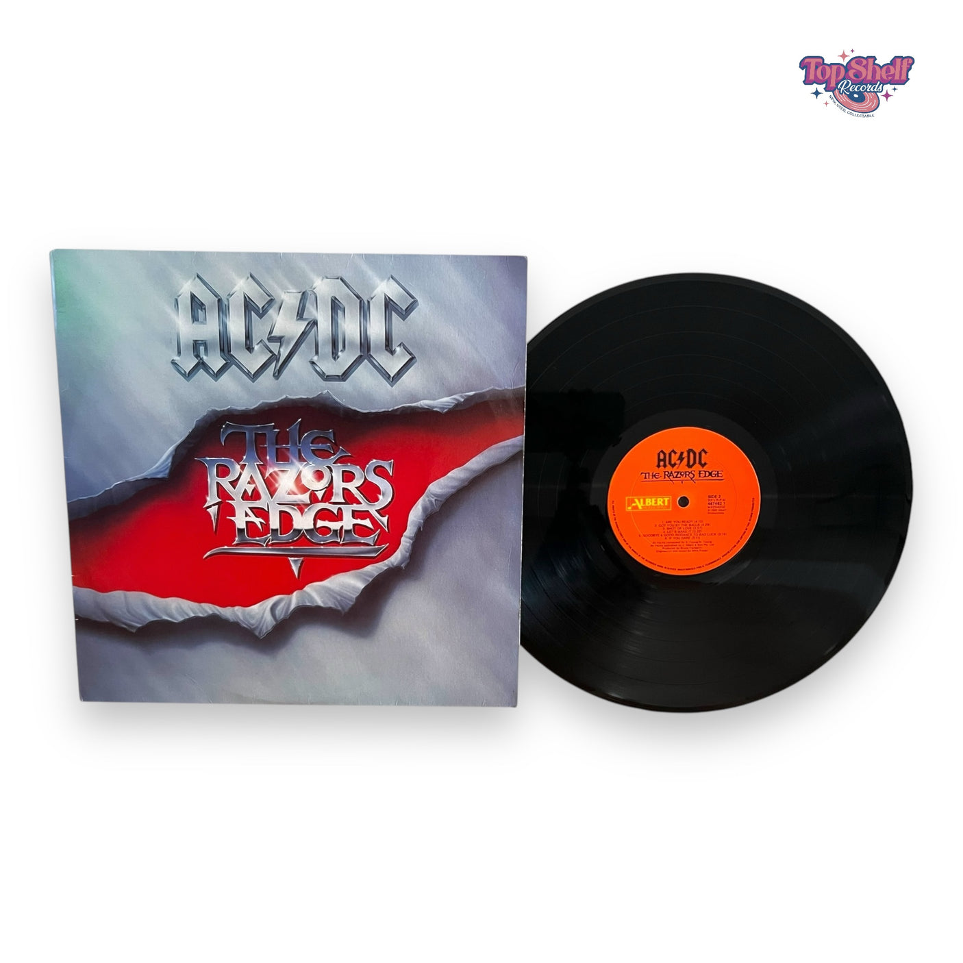 AC/DC - The Razors Edge - USED VINYL LP - AUSTRALIAN PRESS - VG+/VG+