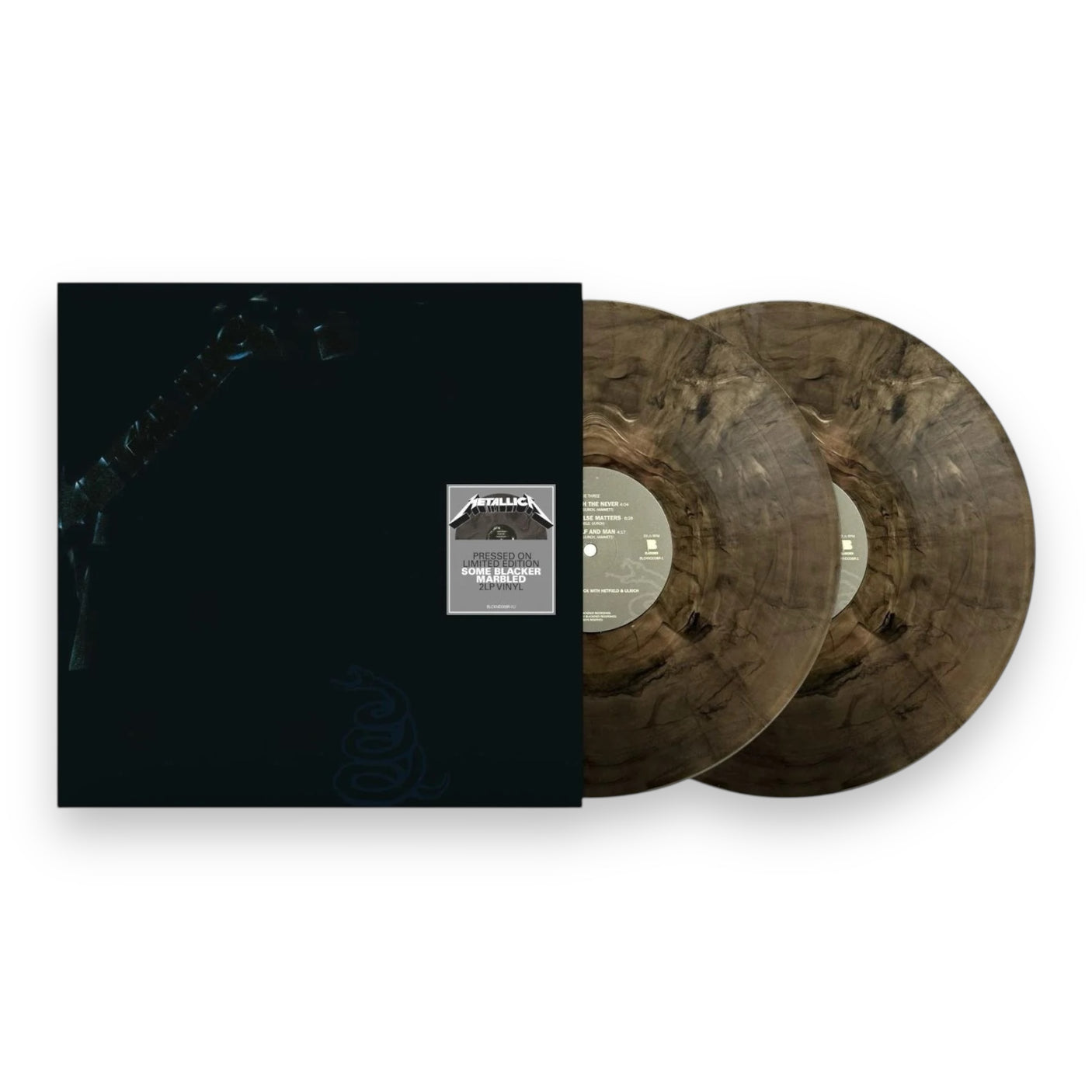 METALLICA - Metallica 'The Black Album' - Some Blacker Marbled - LP VINYL - BRAND NEW