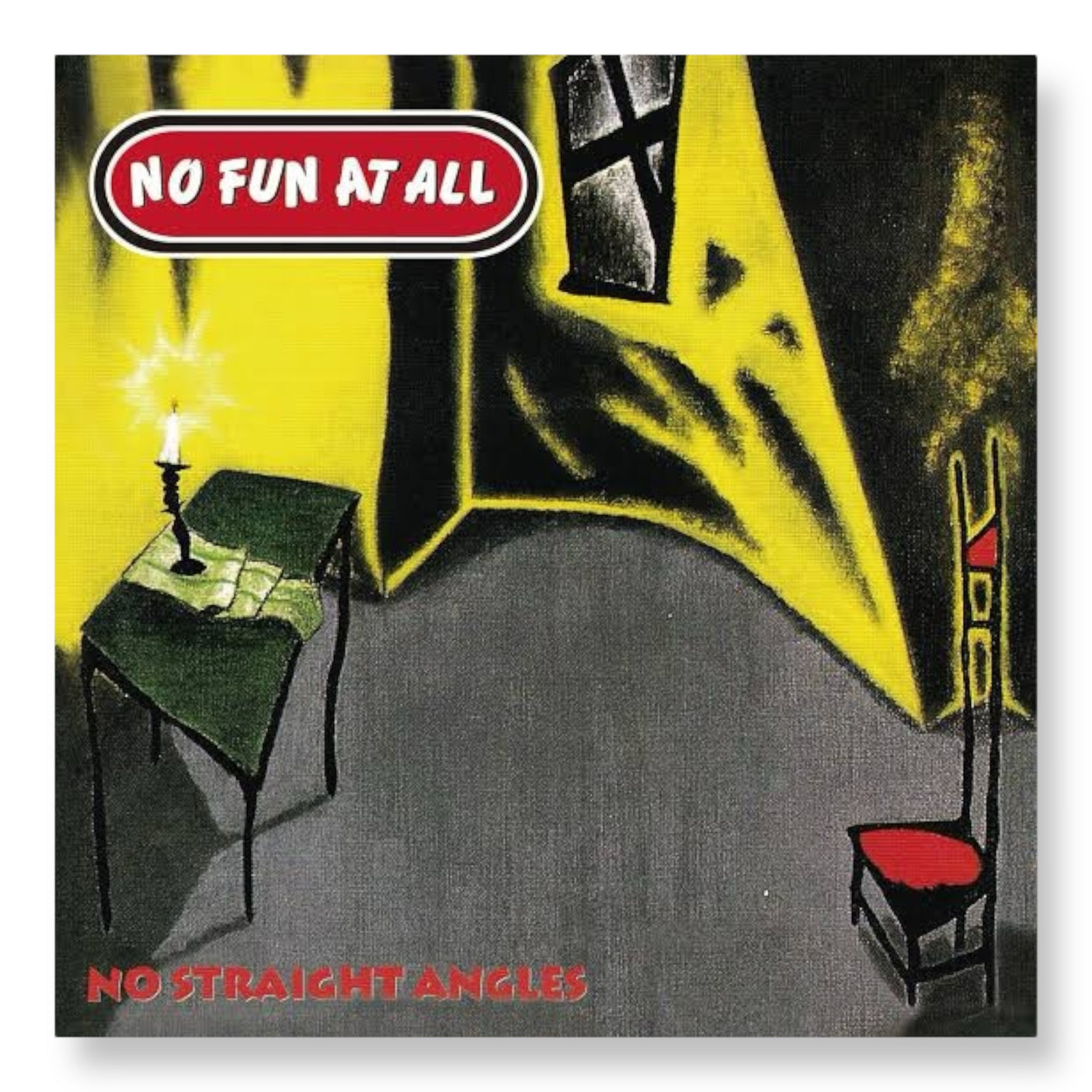 NO FUN AT ALL - No Straight Angles - REISSUE - LP VINYL - BRAND NEW