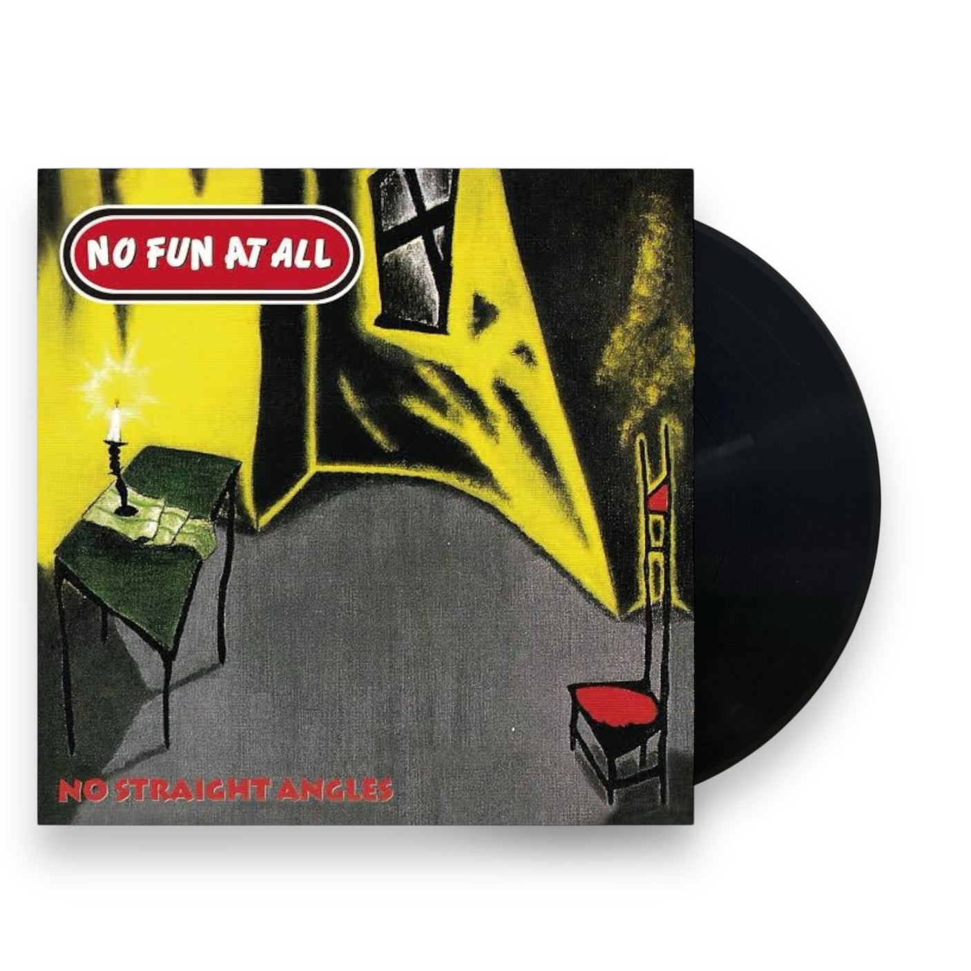 NO FUN AT ALL - No Straight Angles - REISSUE - LP VINYL - BRAND NEW