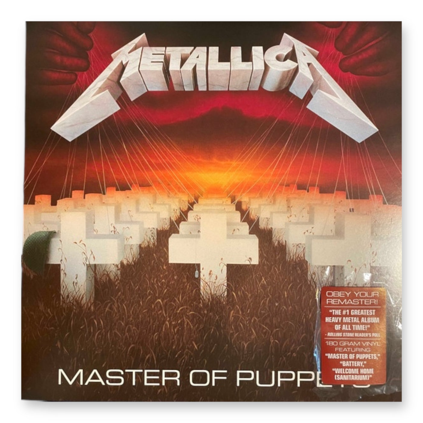 METALLICA - Master Of Puppets - LP VINYL - REMASTERED 180GM - BRAND NEW