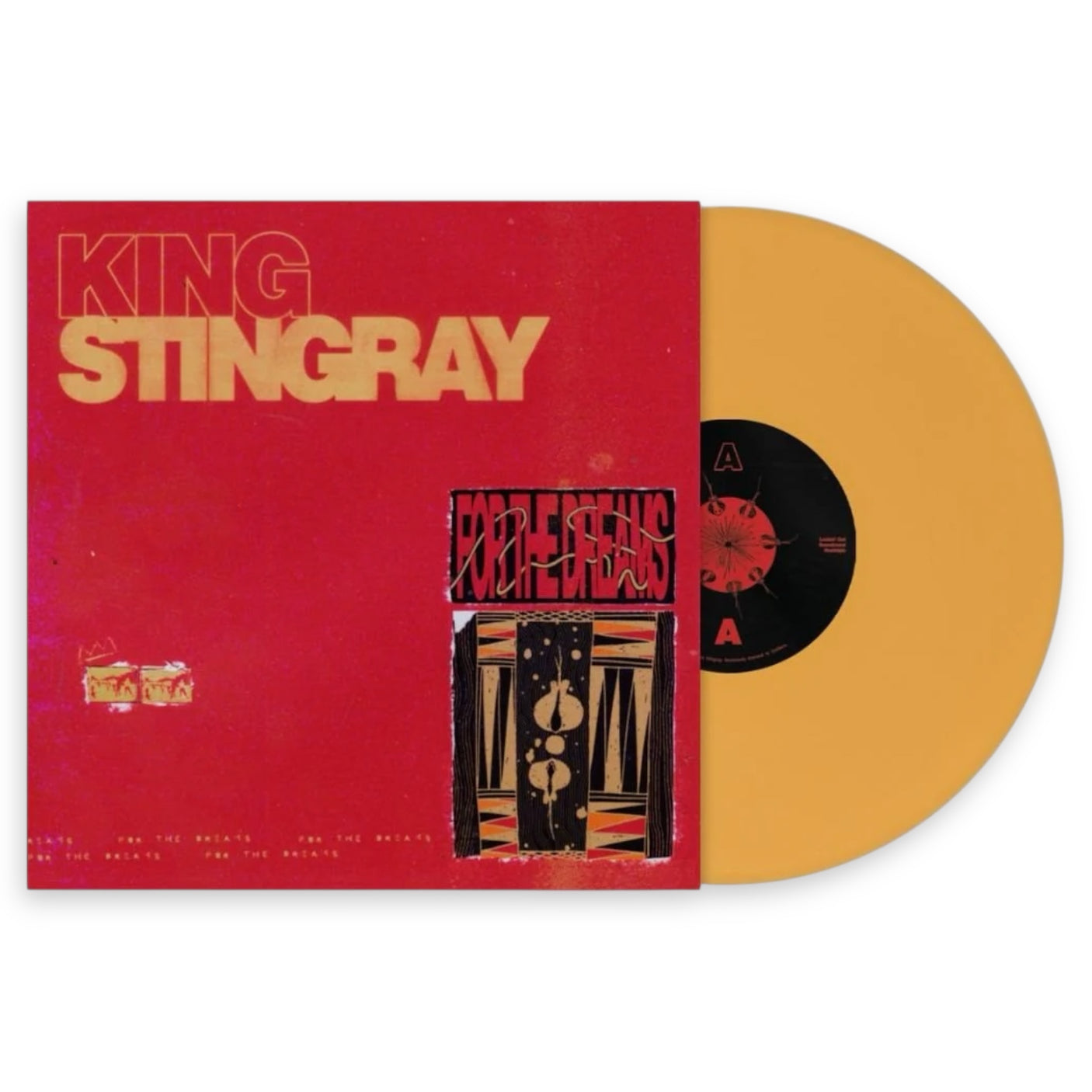 KING STINGRAY - For The Dreams - LP VINYL - LIMITED EDITION YELLOW VINYL - BRAND NEW