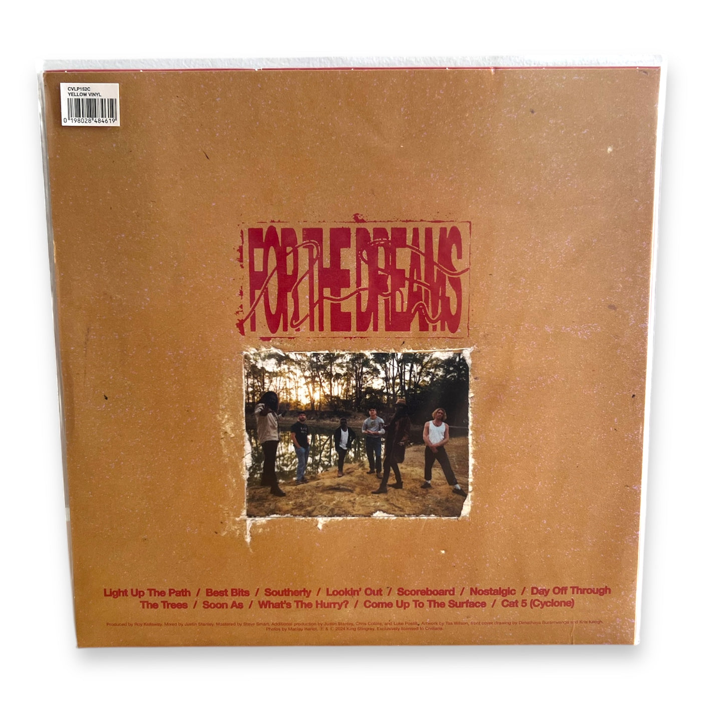 KING STINGRAY - For The Dreams - LP VINYL - LIMITED EDITION YELLOW VINYL - BRAND NEW