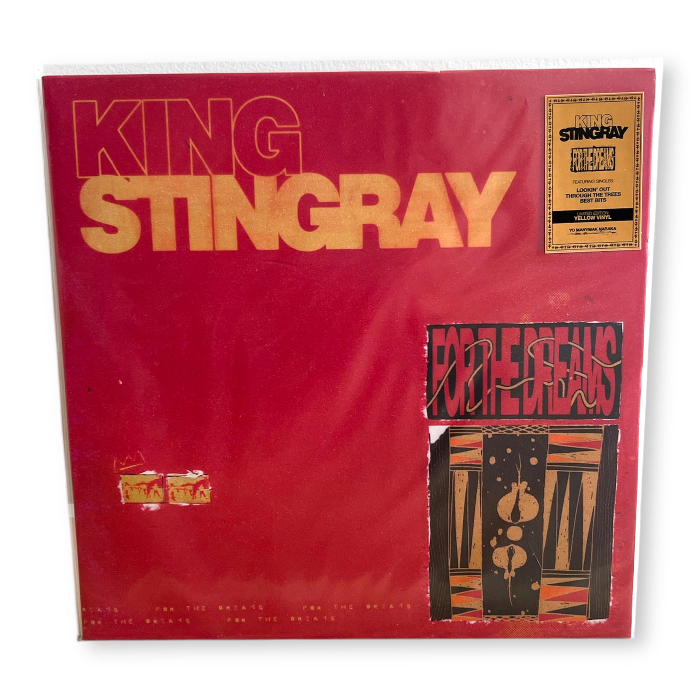 KING STINGRAY - For The Dreams - LP VINYL - LIMITED EDITION YELLOW VINYL - BRAND NEW