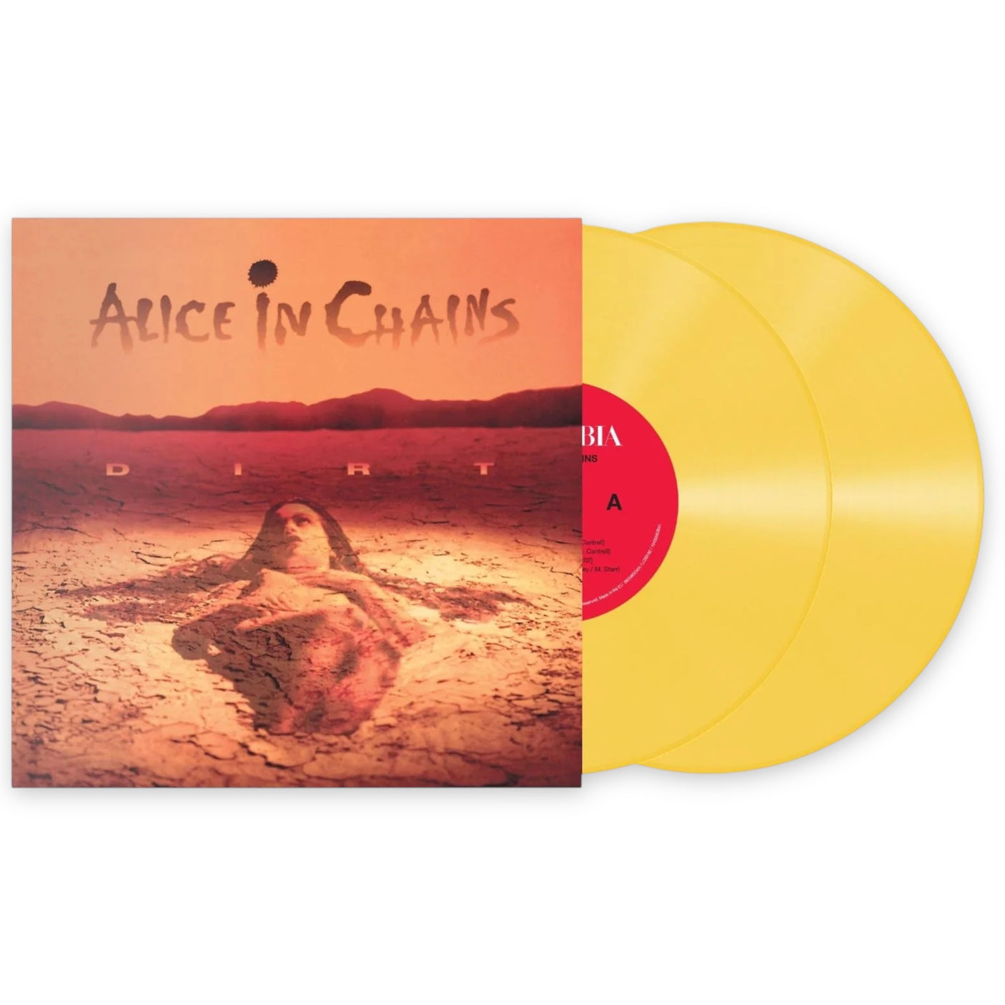 ALICE IN CHAINS - Dirt - LP VINYL - LIMITED EDITION OPAQUE YELLOW - BRAND NEW