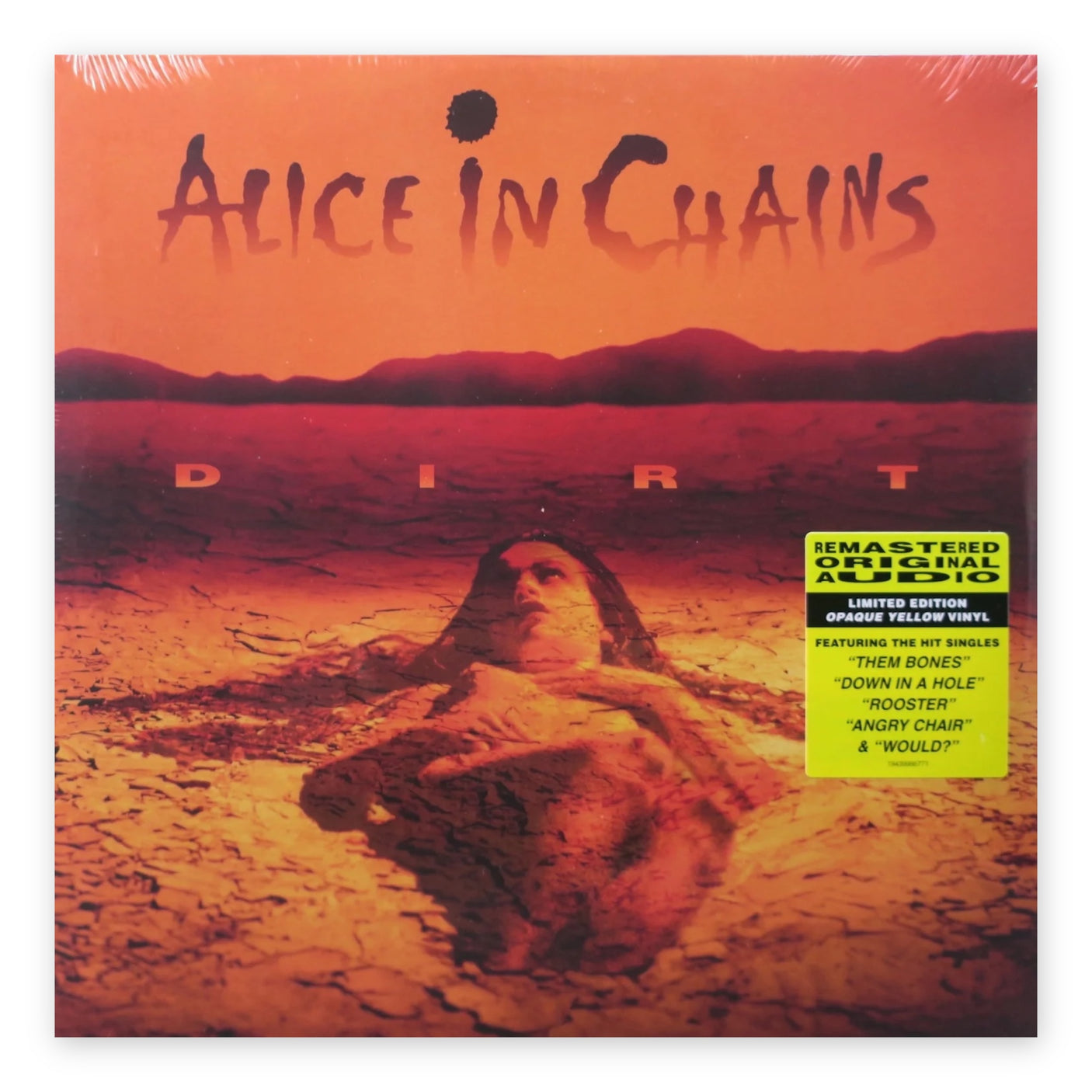 ALICE IN CHAINS - Dirt - LP VINYL - LIMITED EDITION OPAQUE YELLOW - BRAND NEW